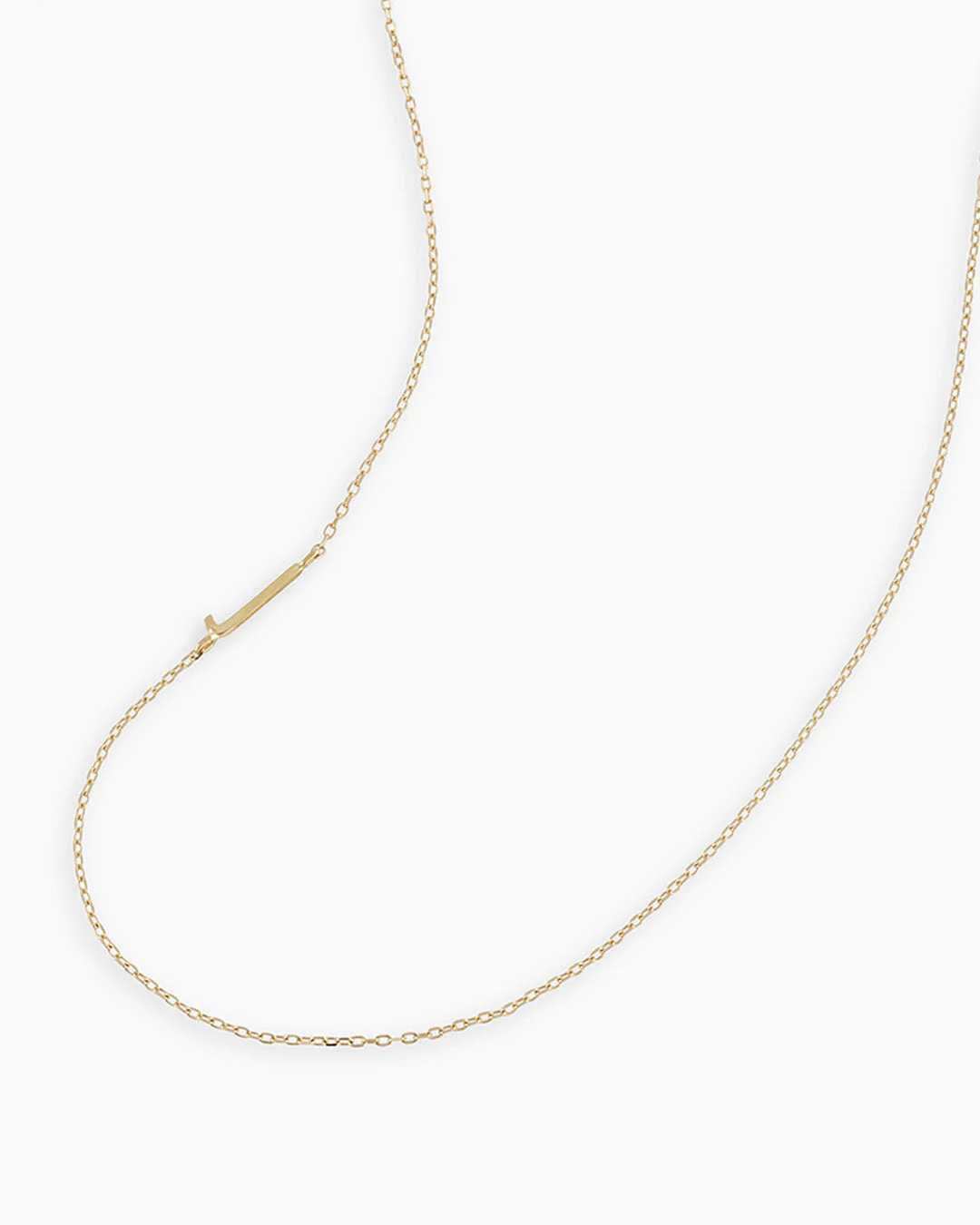 14k Gold Alphabet Necklace - Image 40