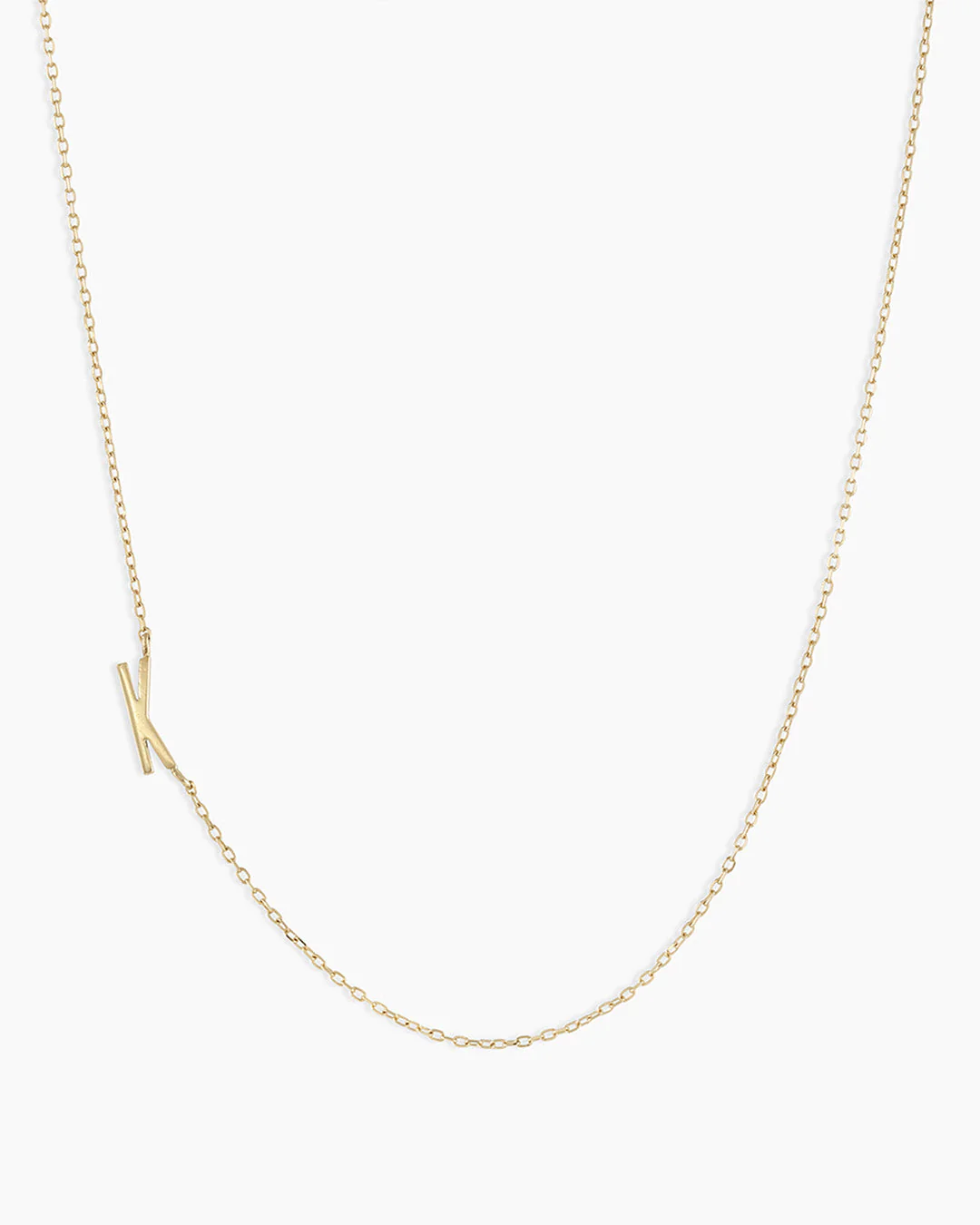 14k Gold Alphabet Necklace - Image 41