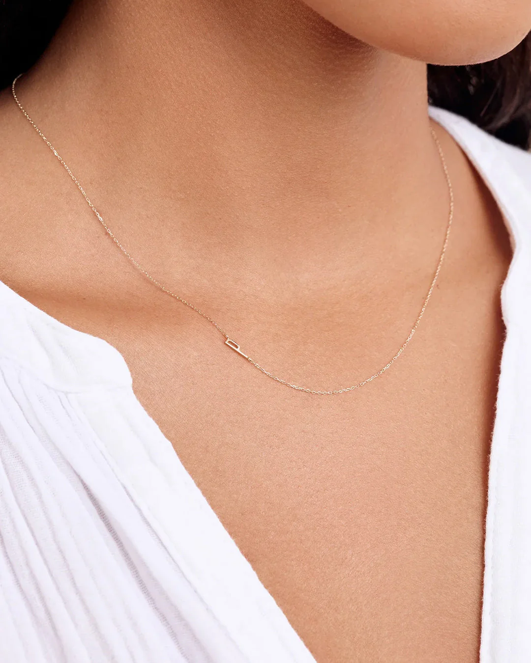14k Gold Alphabet Necklace - Image 60