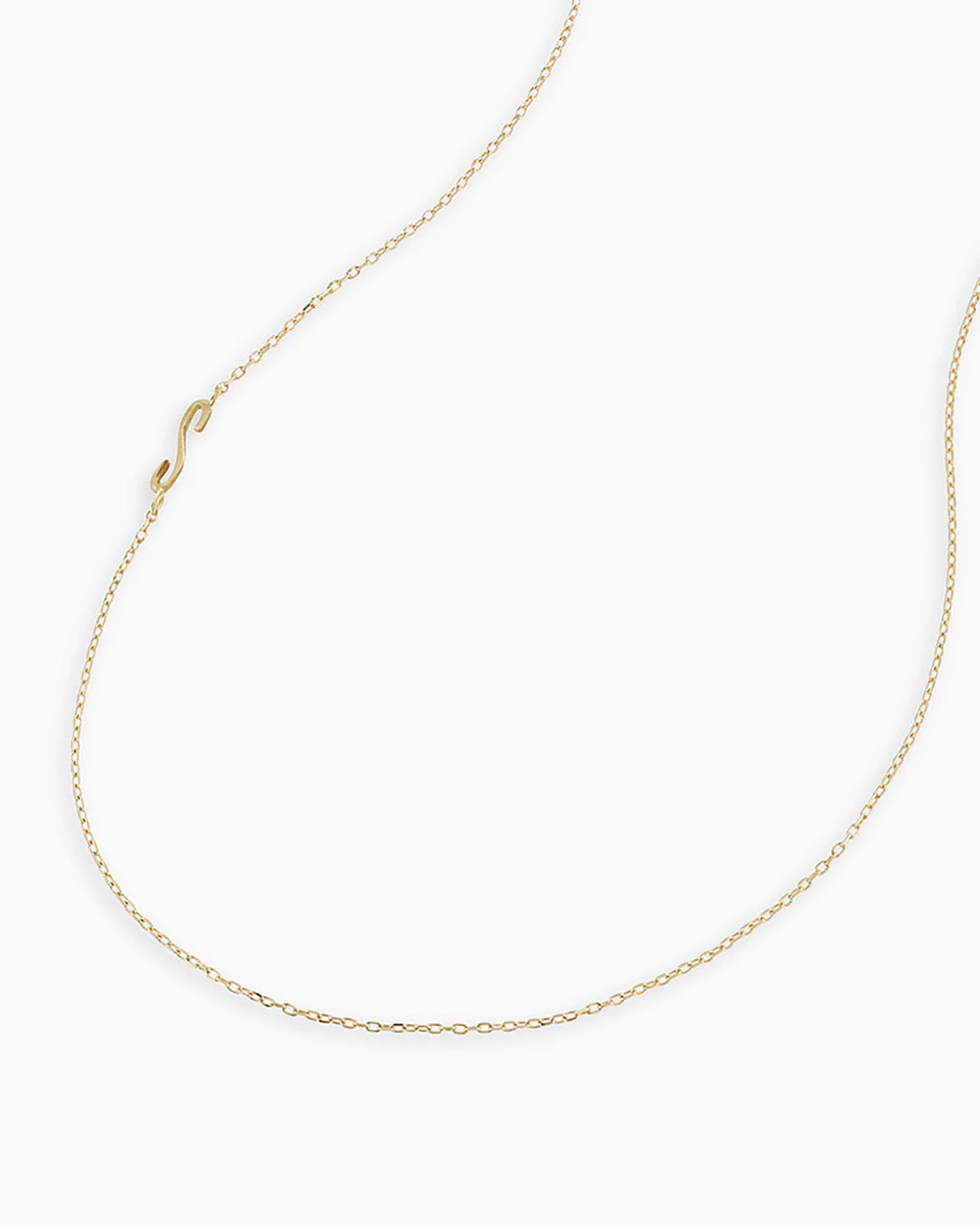 14k Gold Alphabet Necklace - Image 74