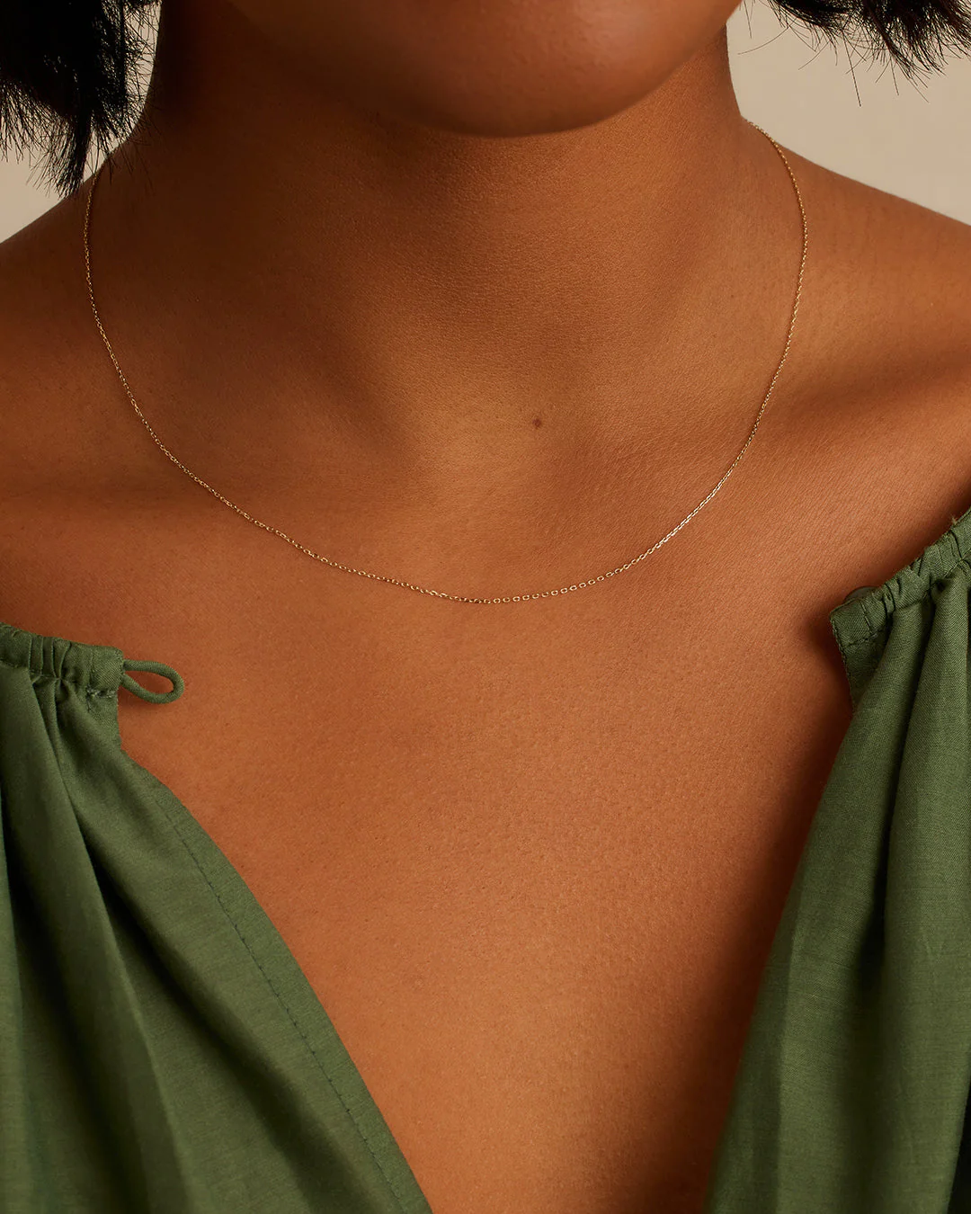 14k Gold Basic Chain - Image 2