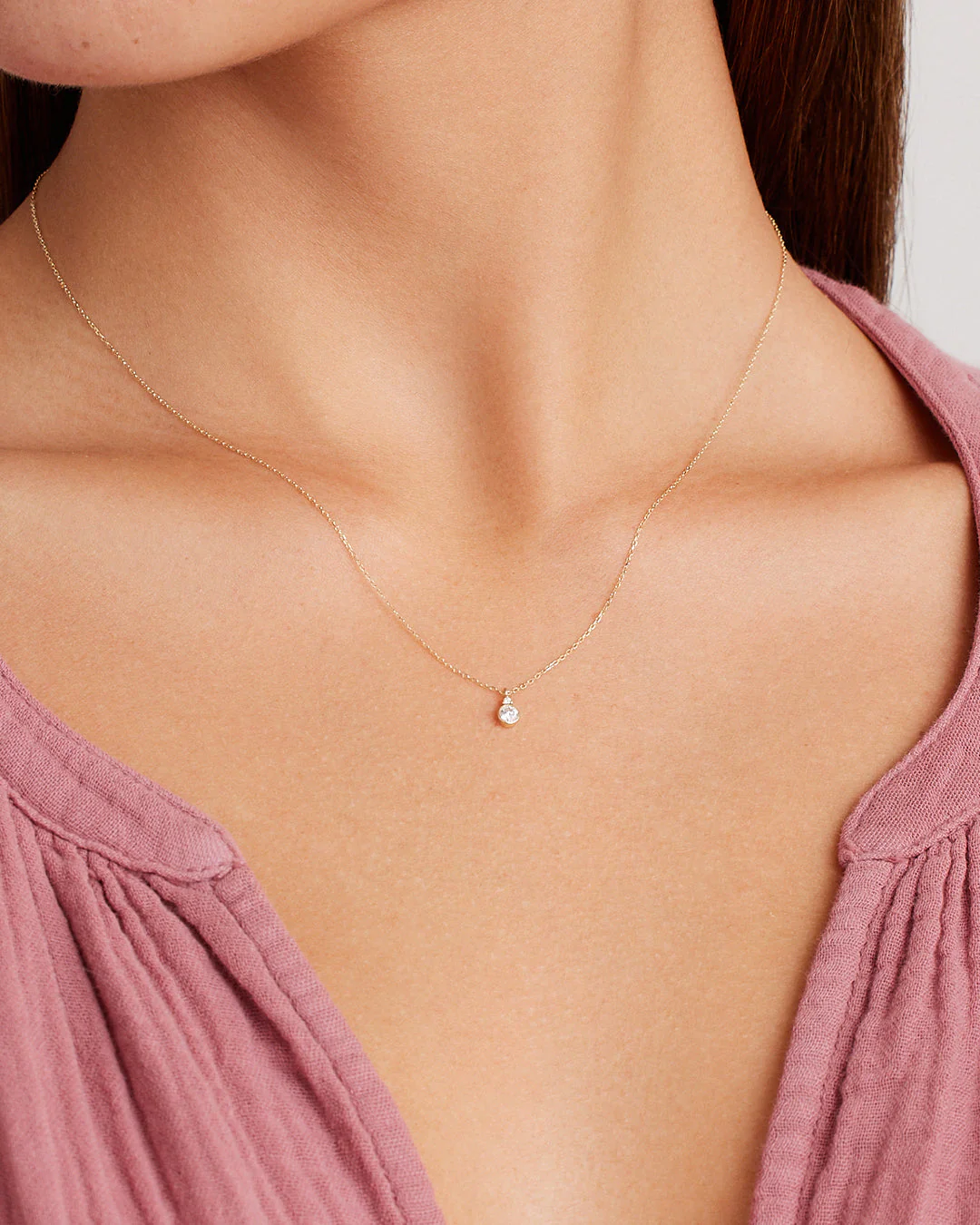 14k Gold Birthstone Necklace - Image 34