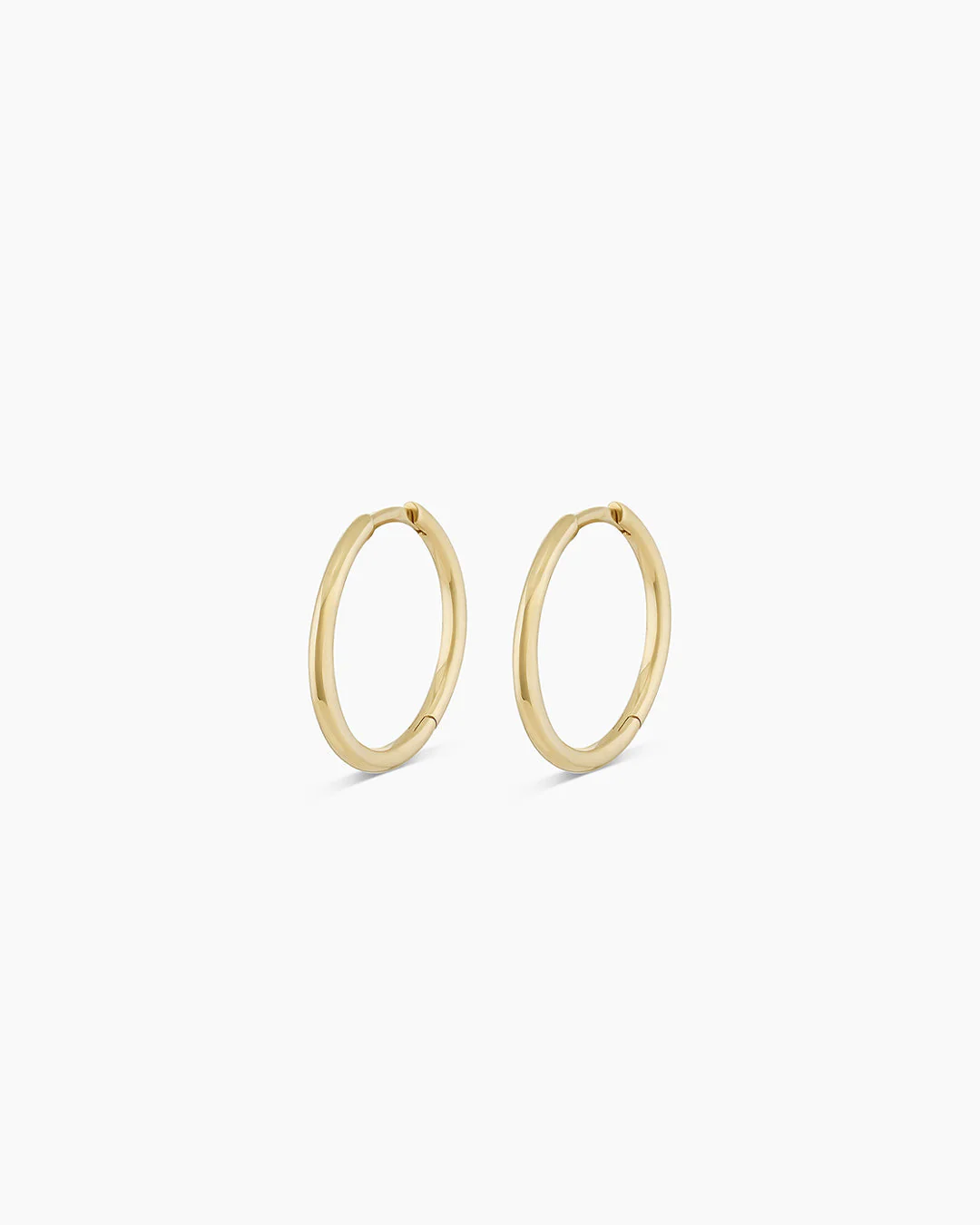14k Gold Classic Huggies - Image 12