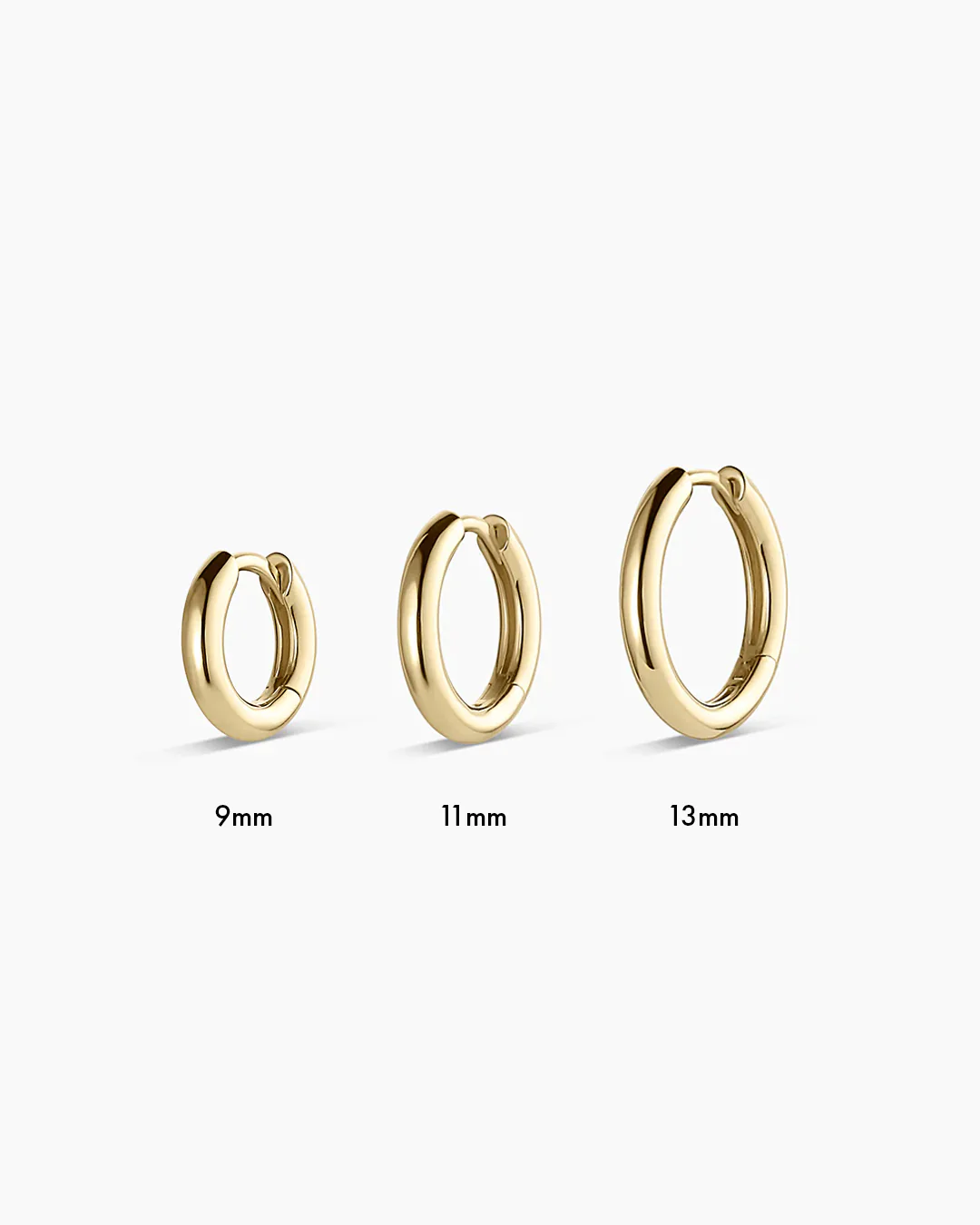 14k Gold Everyday Single Huggie - Image 13