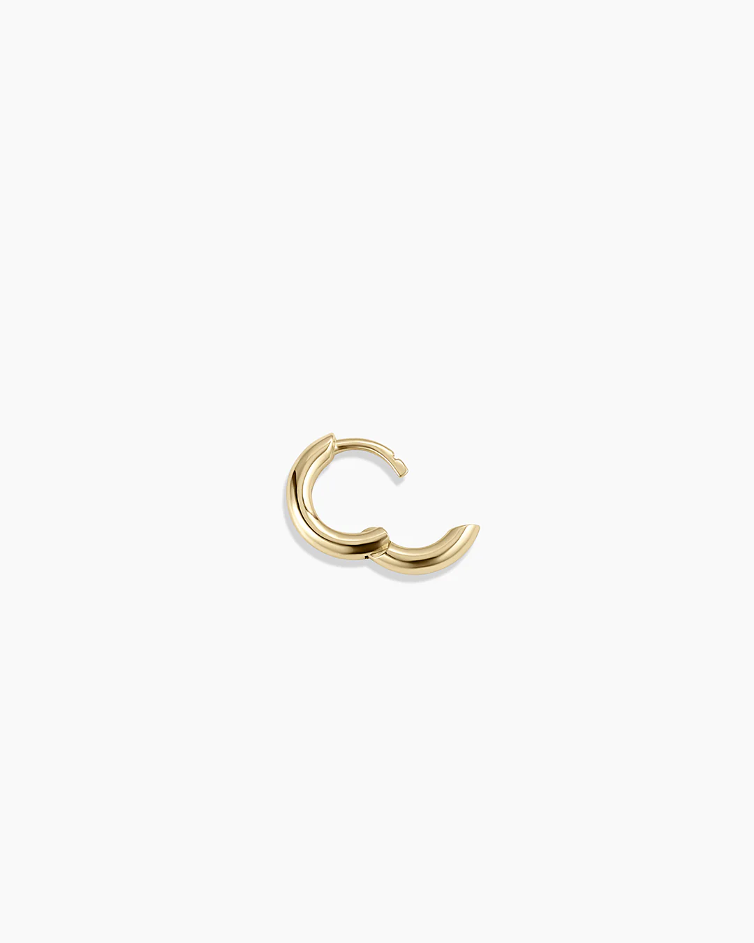 14k Gold Everyday Single Huggie - Image 4