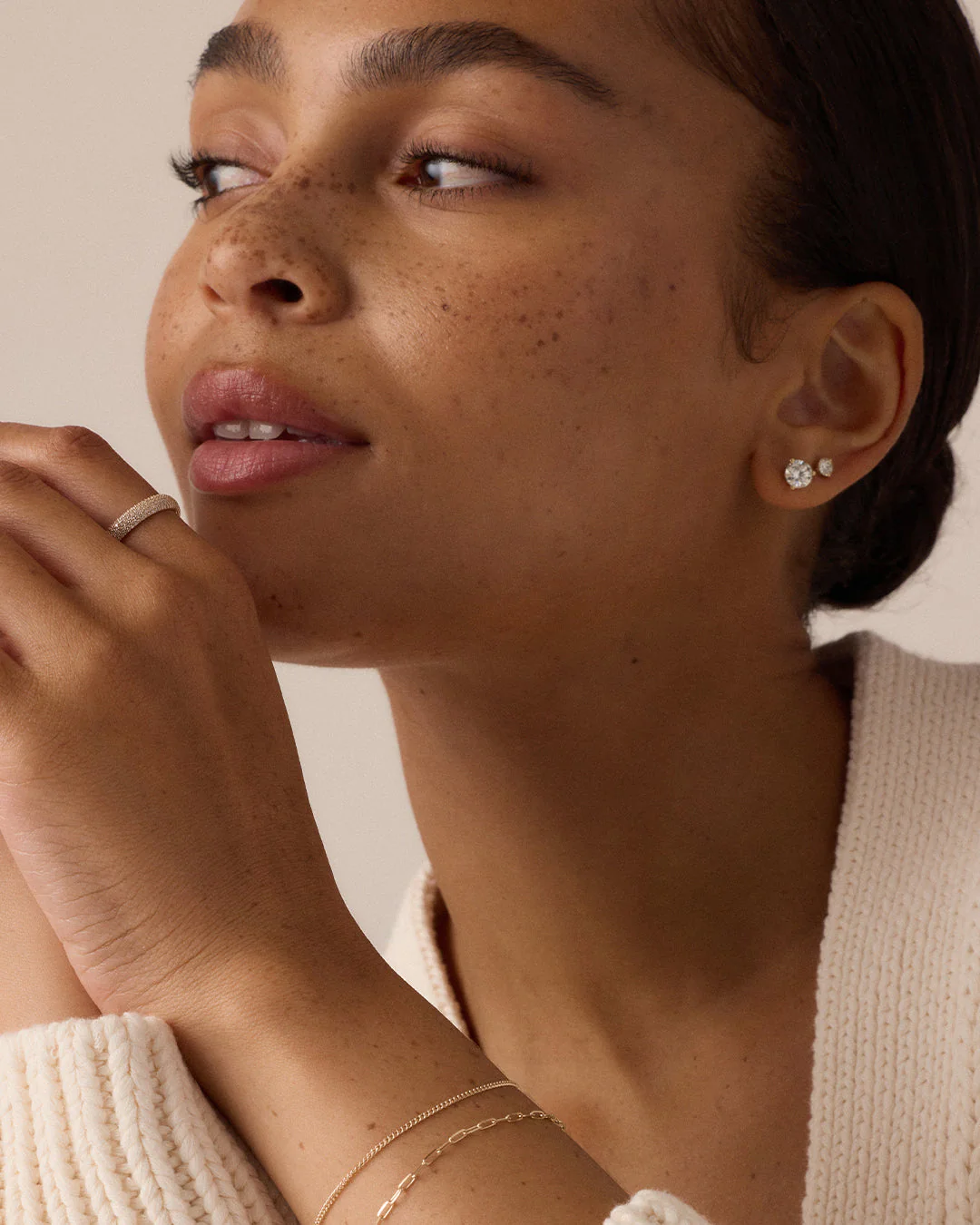 14k Gold Wilder Mini Bracelet - Image 3