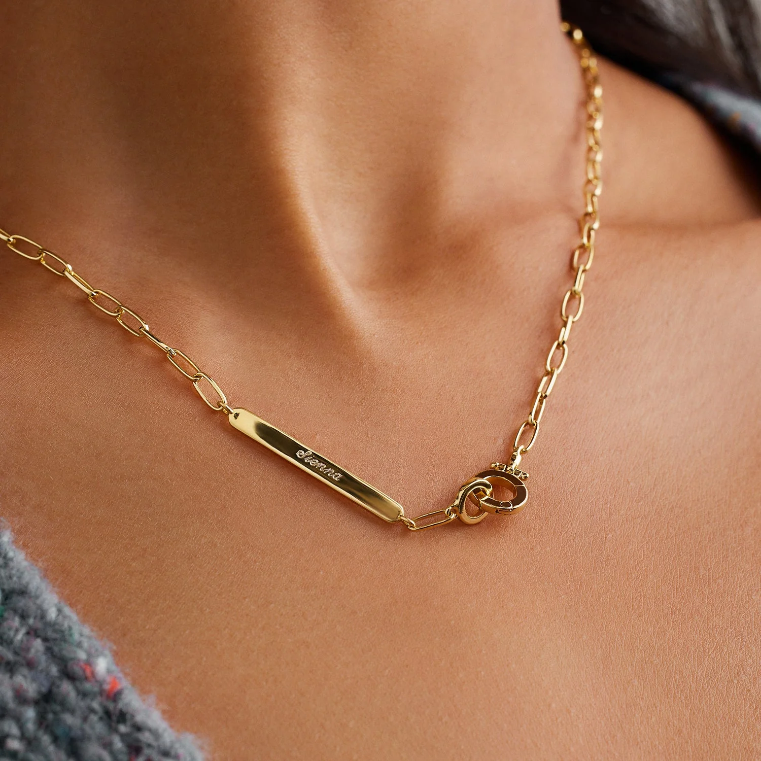Bespoke Parker Plate Necklace - Image 2