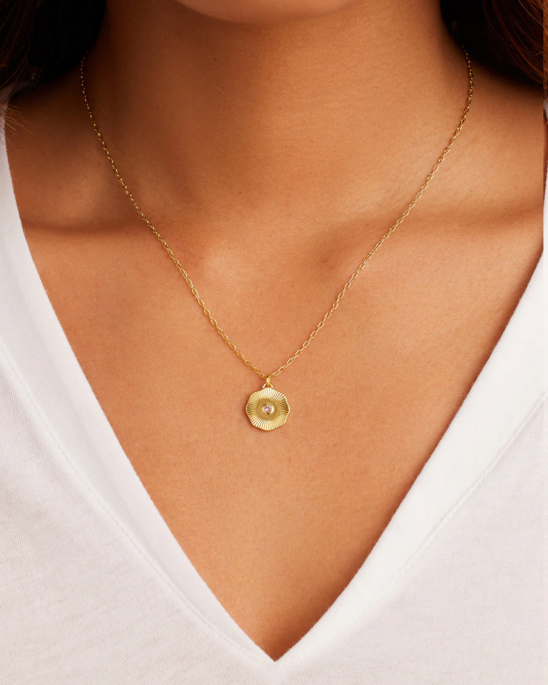 Birthstone Coin Necklace - Image 15