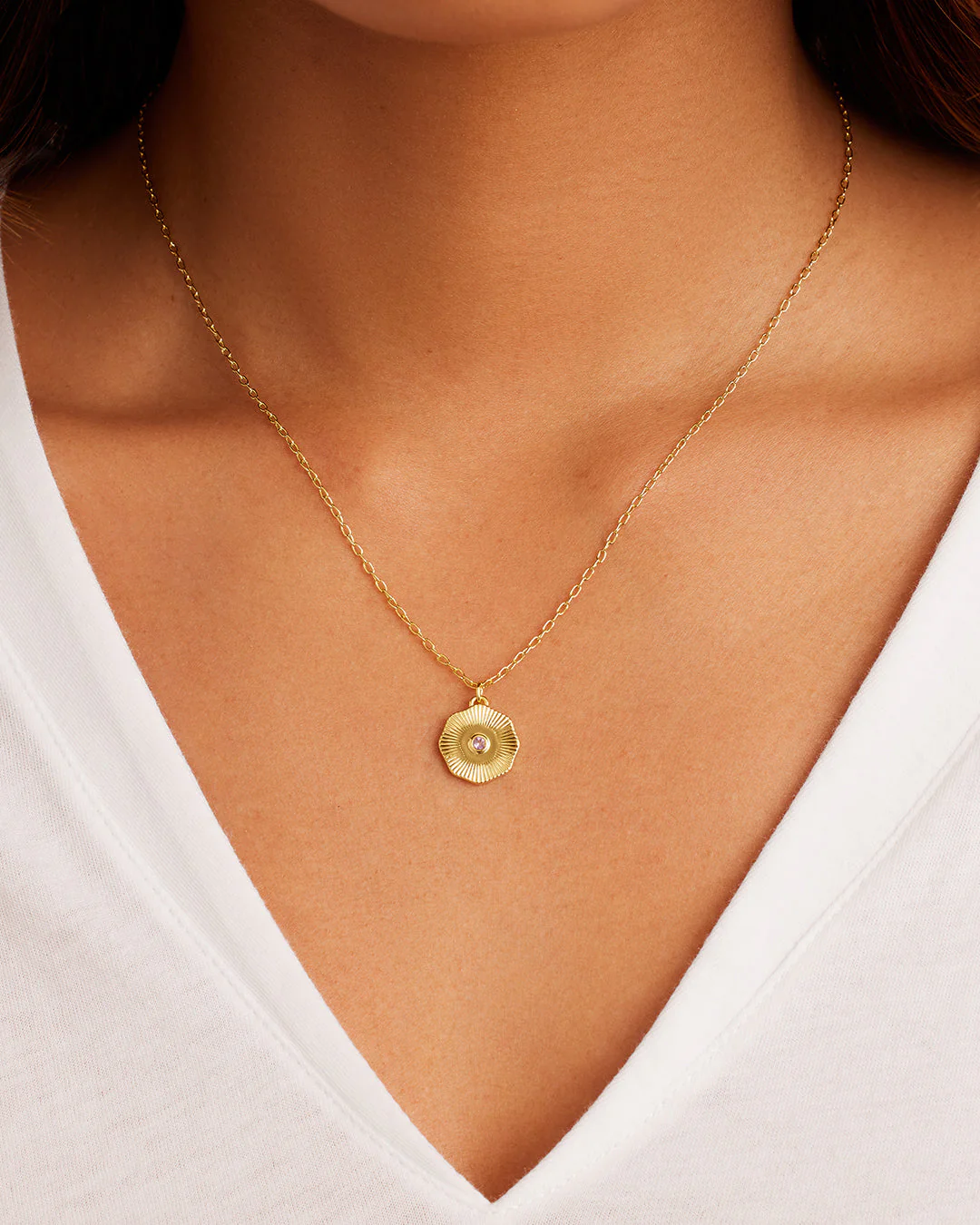Birthstone Coin Necklace - Image 16