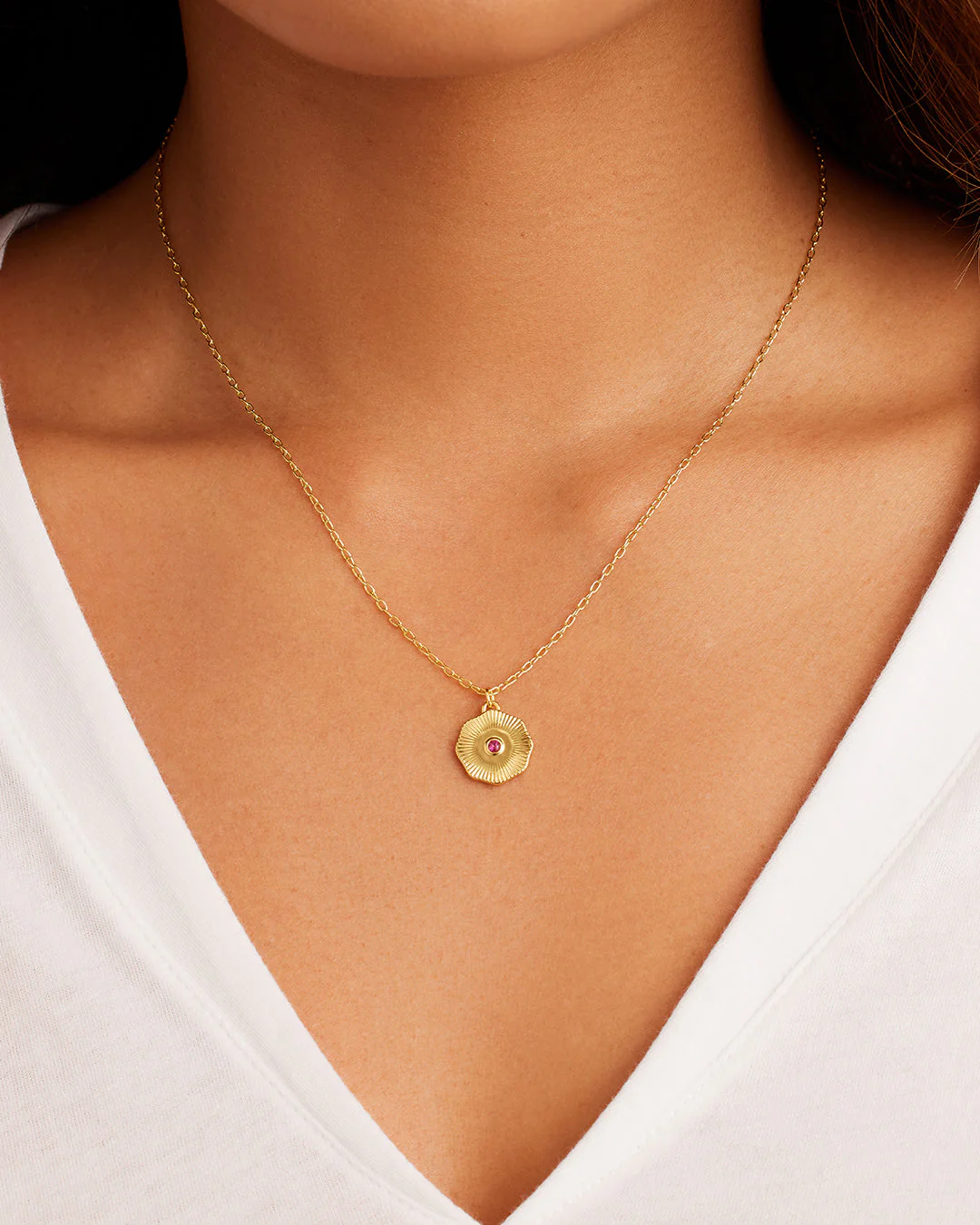 Birthstone Coin Necklace - Image 23