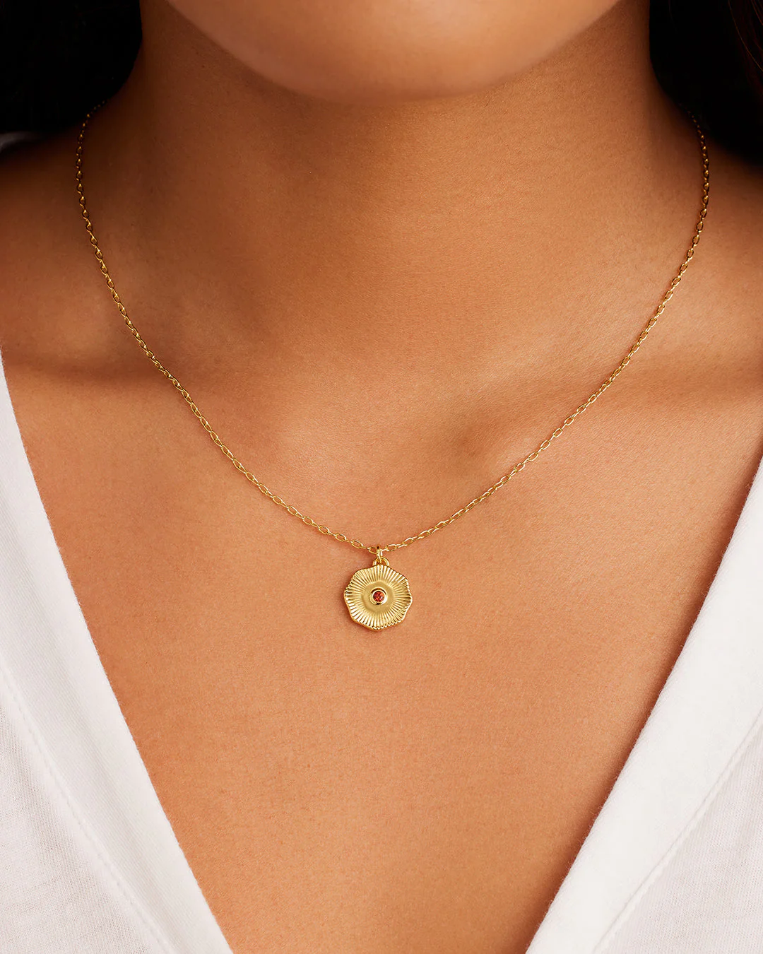 Birthstone Coin Necklace - Image 28
