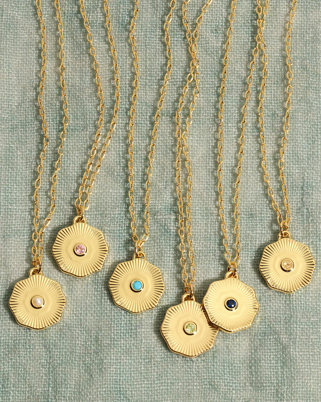 Birthstone Coin Necklace - Image 42