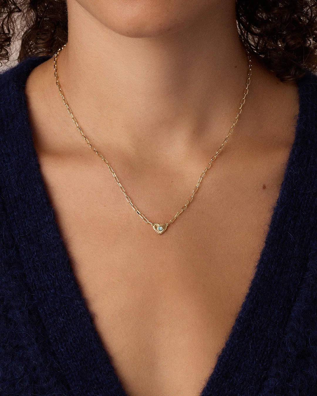 Birthstone Heart Necklace - Image 22