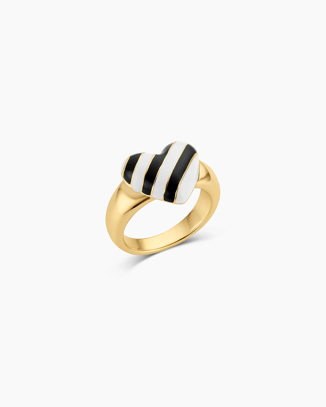 Campbell Enamel Heart Ring - Image 4
