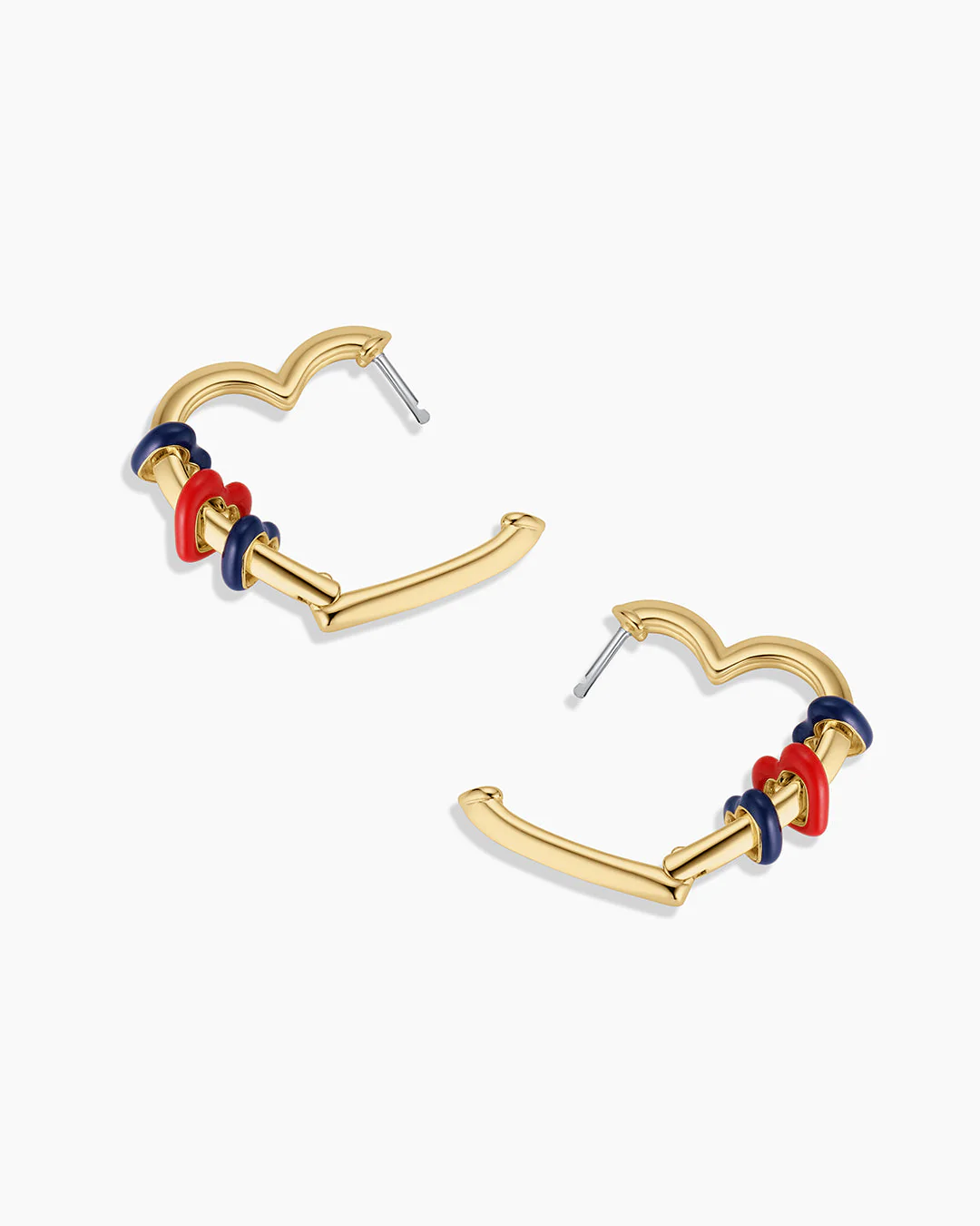 Campbell Heart Bead Hoops - Image 8