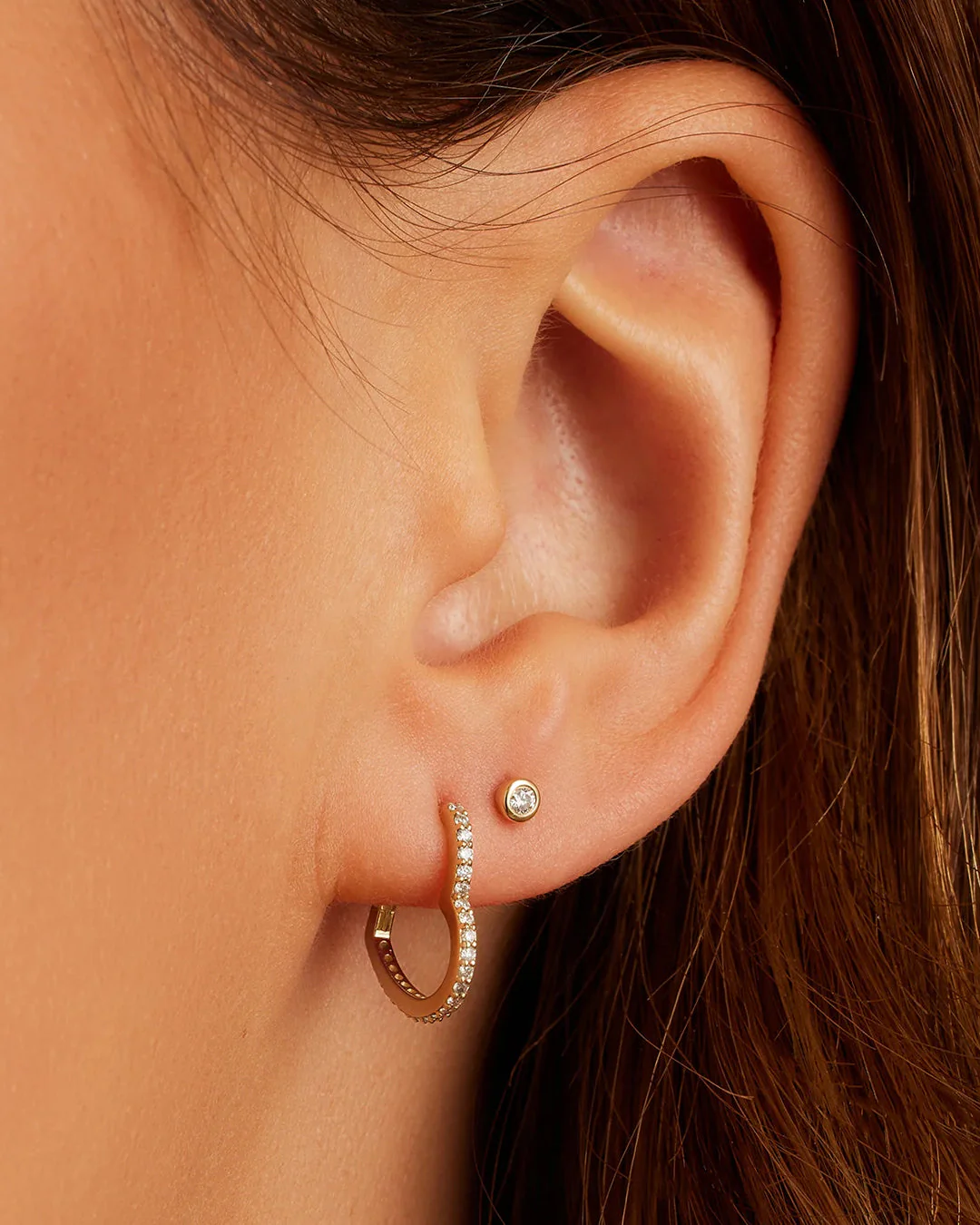 Classic Diamond Flat Back Single Stud - Image 2