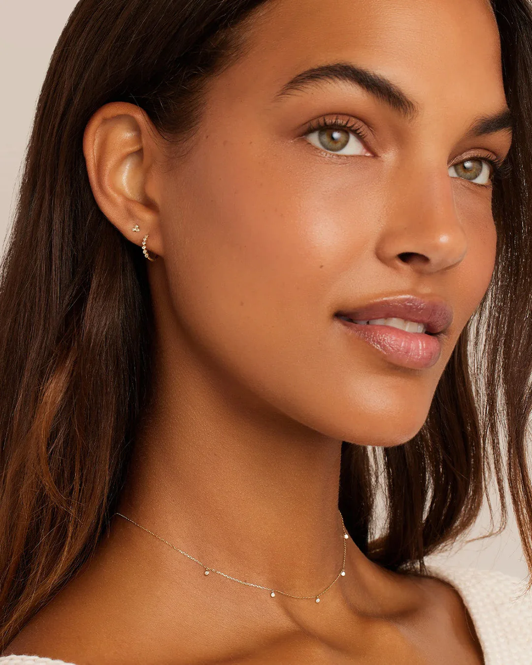 Classic Diamond Trio Stud - Image 3
