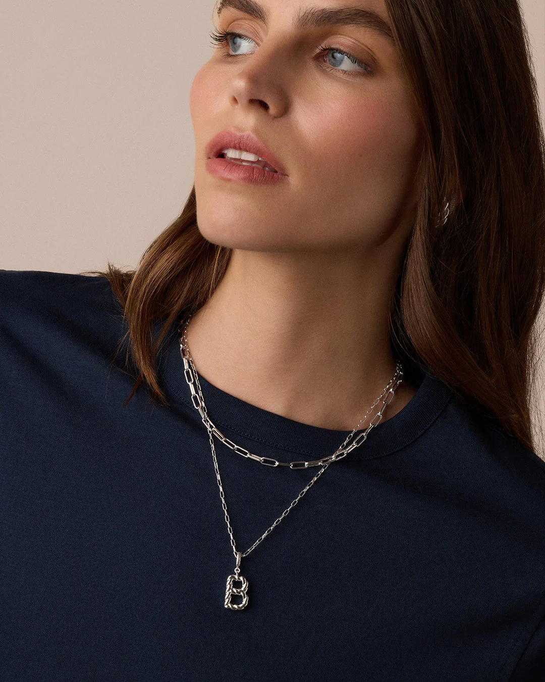 Crew Alphabet Statement Charm Necklace - Image 107