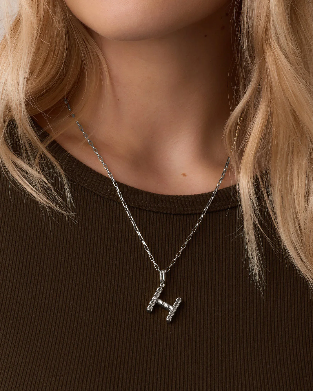 Crew Alphabet Statement Charm Necklace - Image 134