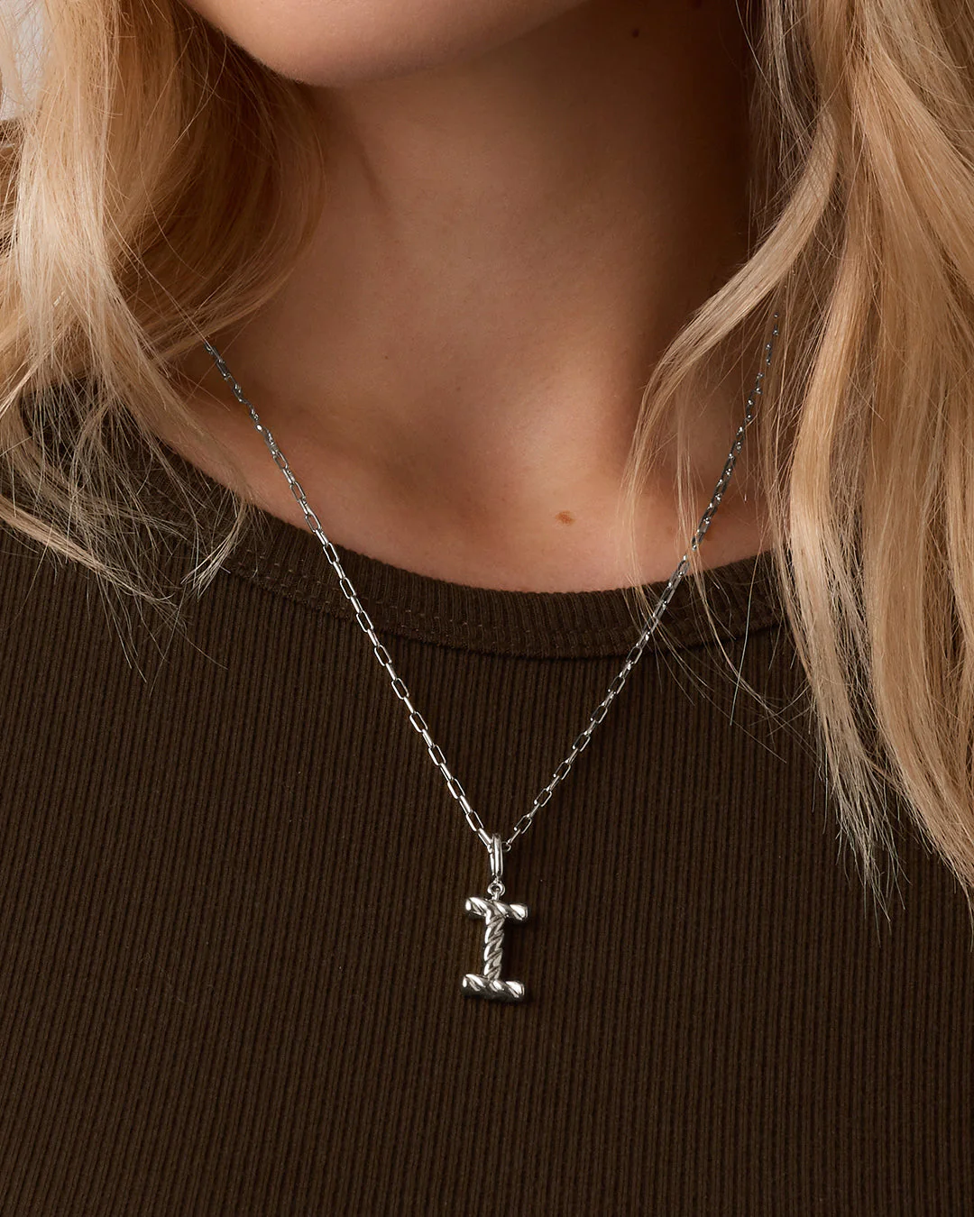 Crew Alphabet Statement Charm Necklace - Image 138
