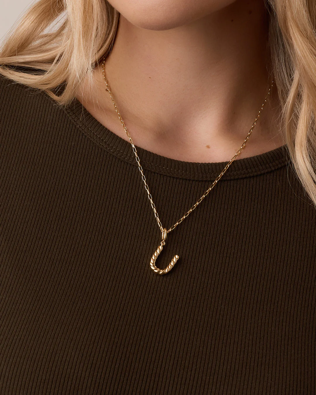 Crew Alphabet Statement Charm Necklace - Image 47