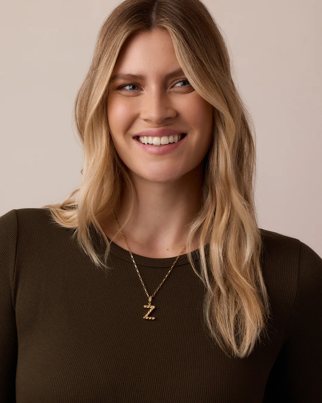 Crew Alphabet Statement Charm Necklace - Image 75
