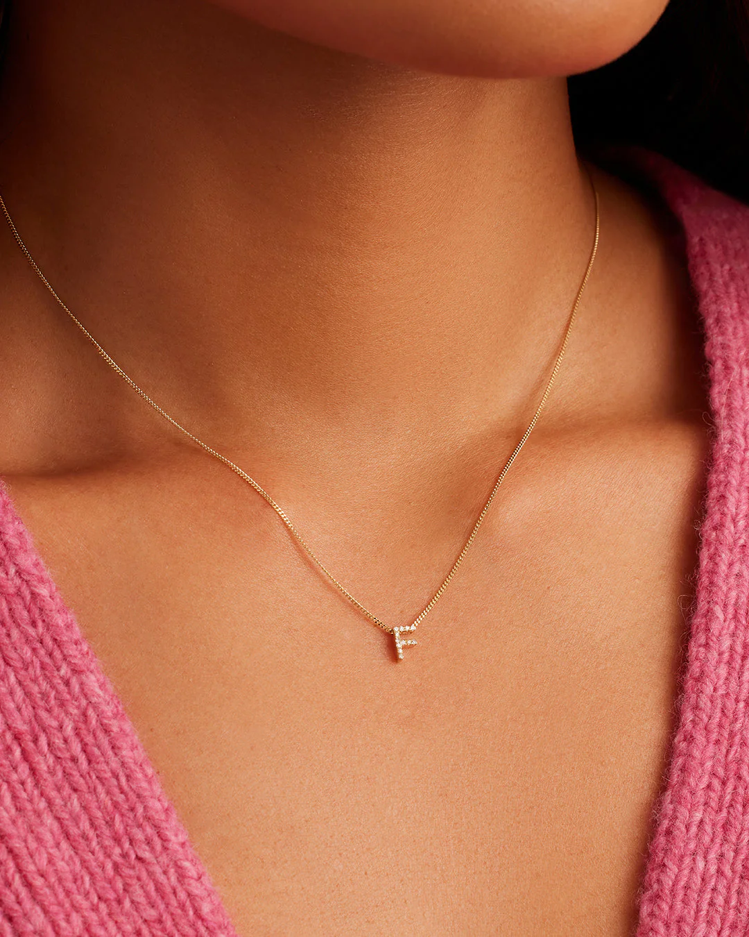 Diamond Alphabet Necklace - Image 17