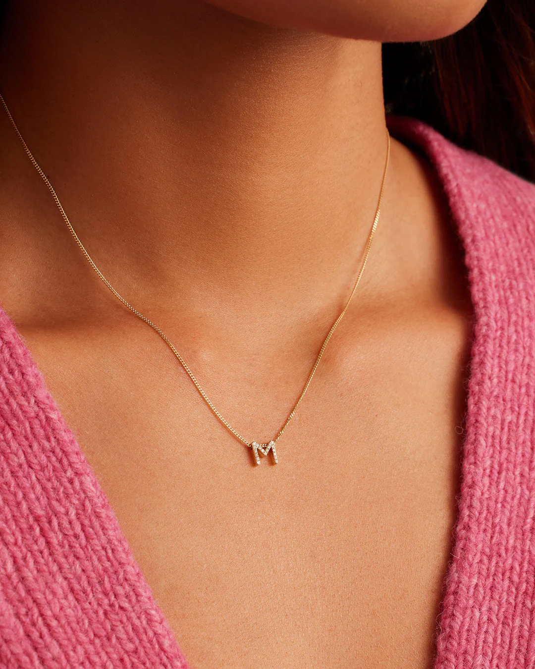 Diamond Alphabet Necklace - Image 38
