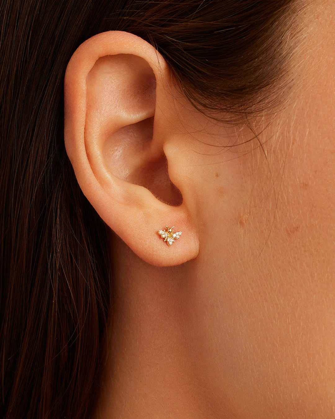 Diamond Bee Studs - Image 2