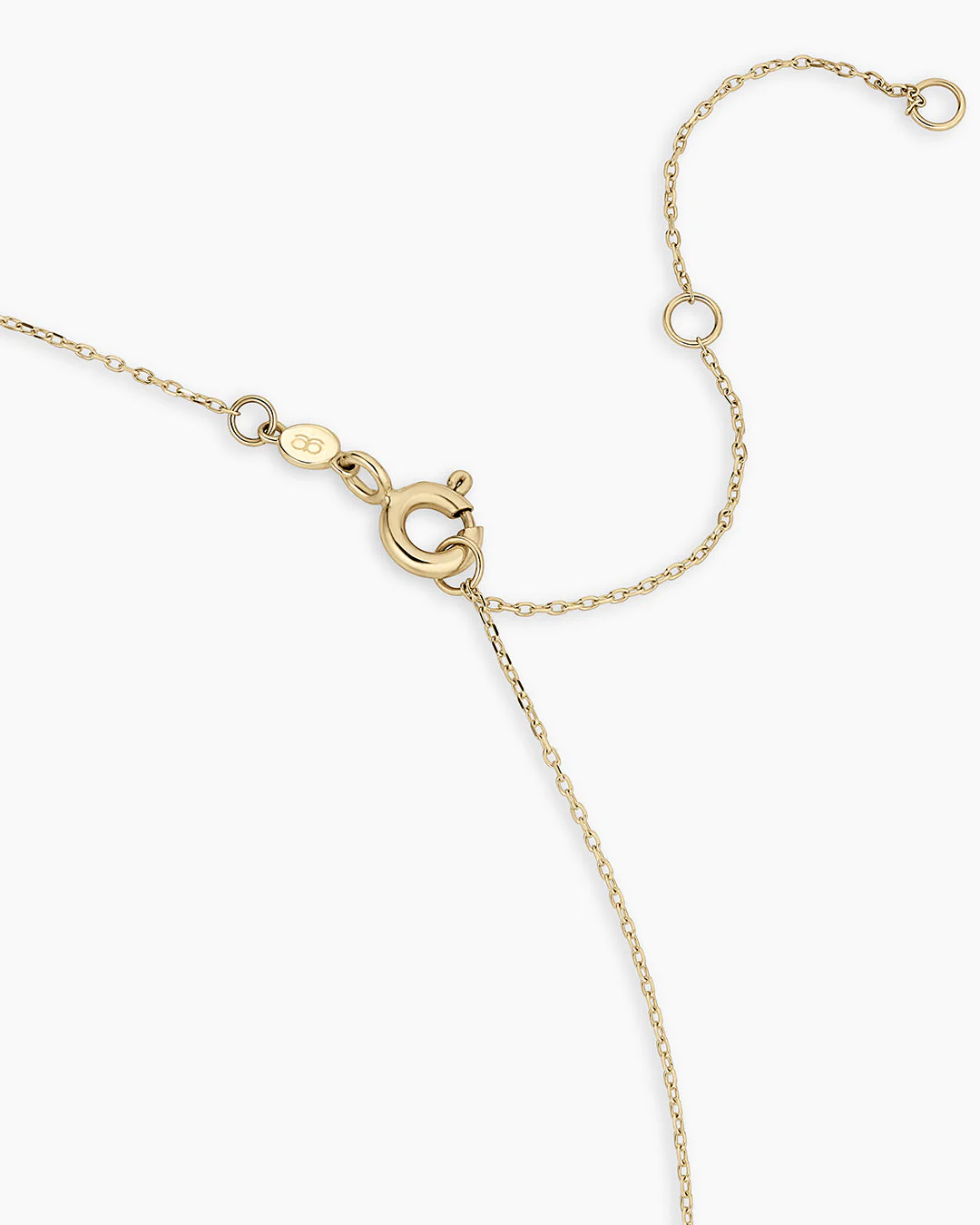 Diamond Bond Interlocking Link Necklace - Image 4