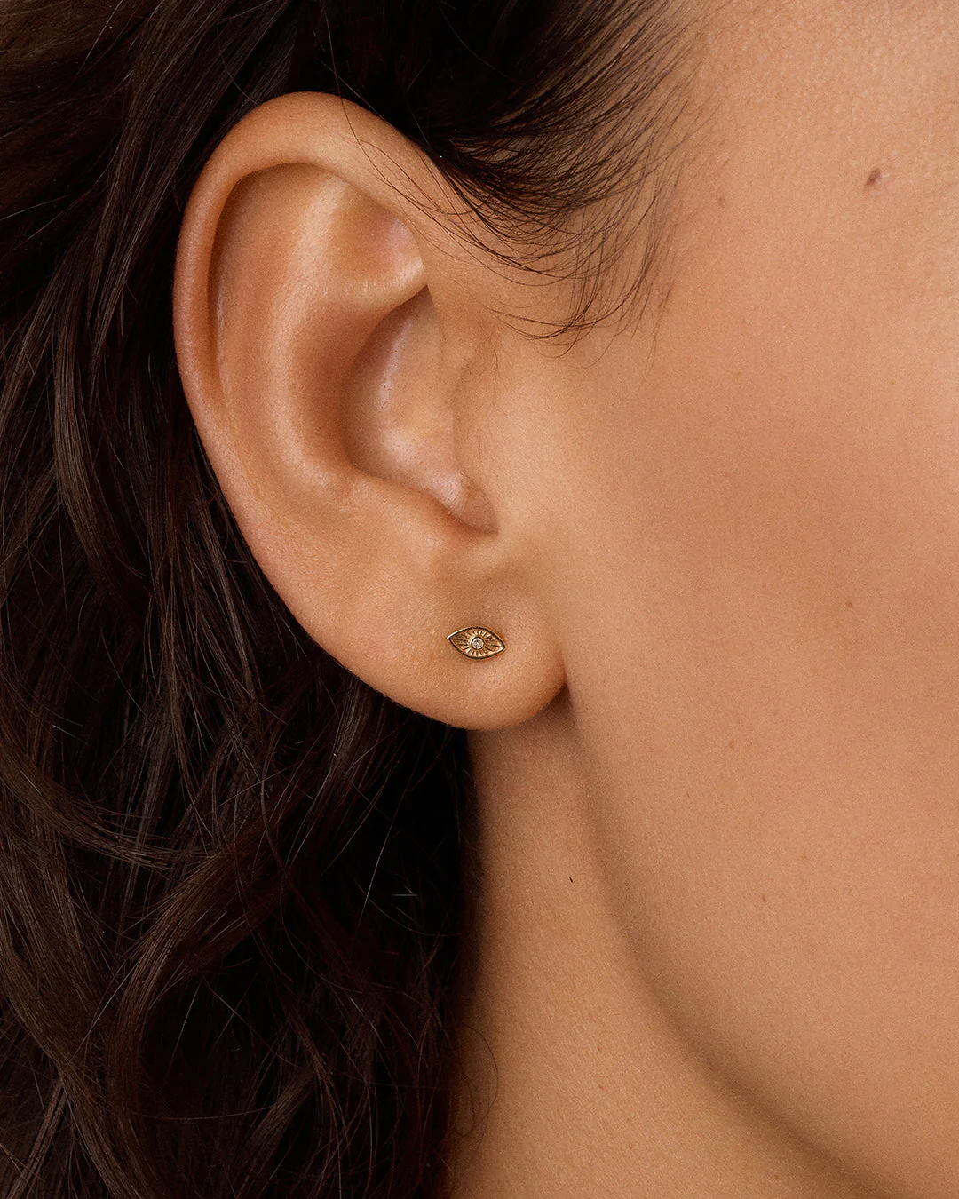 Diamond Evil Eye Flat Back Studs - Image 2