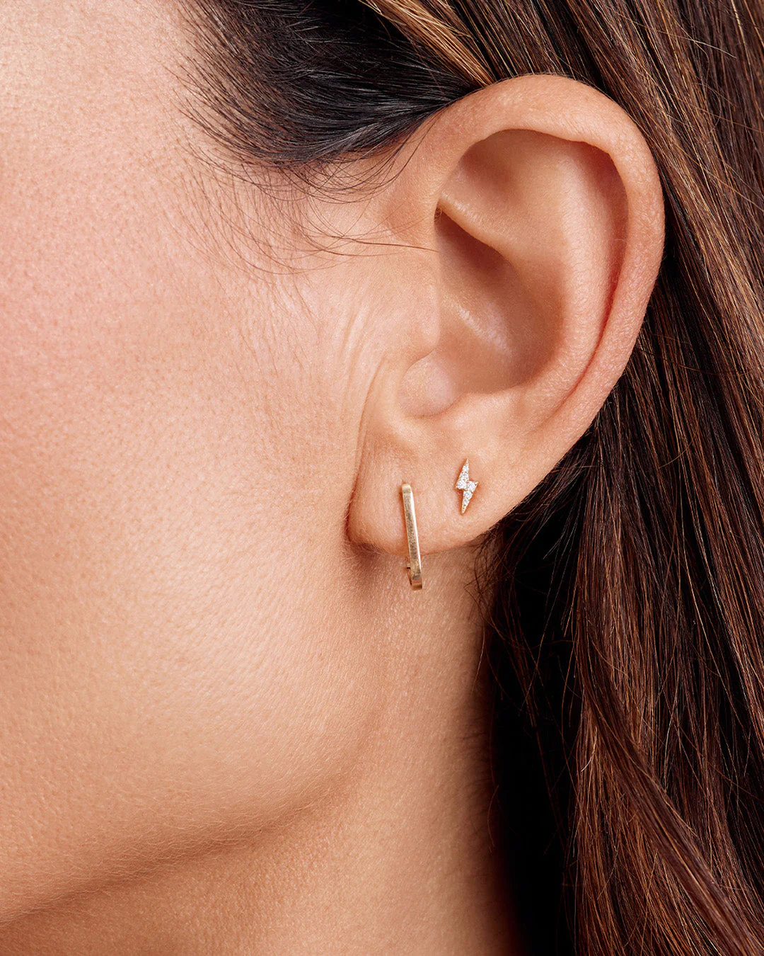 Diamond Lightning Studs - Image 2