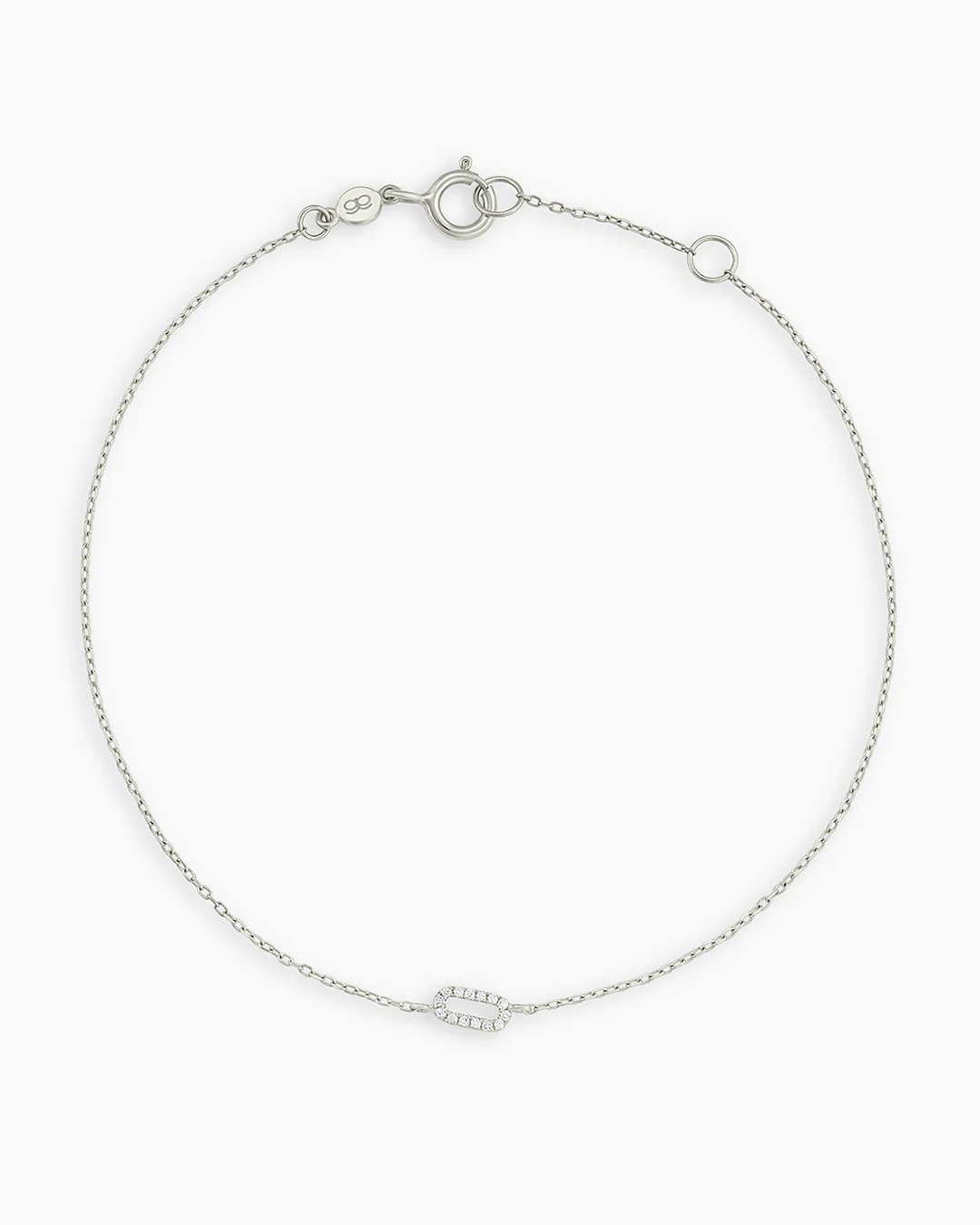Diamond Pavé Alphabet Bracelet - Image 107