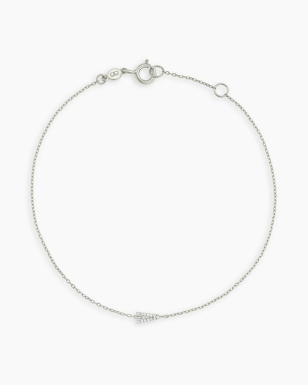 Diamond Pavé Alphabet Bracelet - Image 80