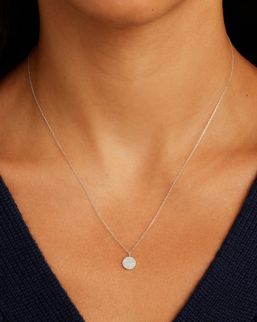 Diamond Pavé Necklace - Image 6
