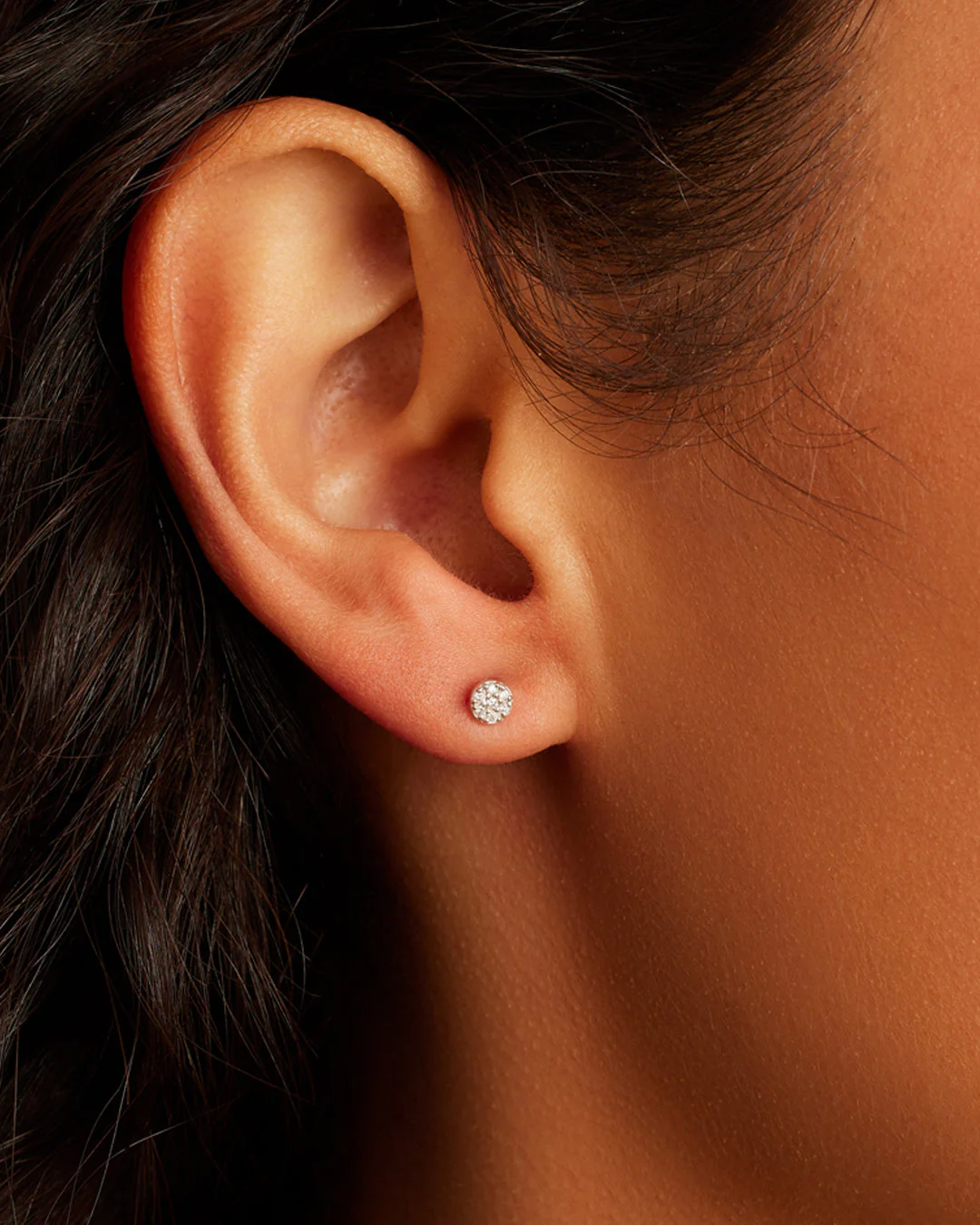 Diamond Pavé Single Stud - Image 2