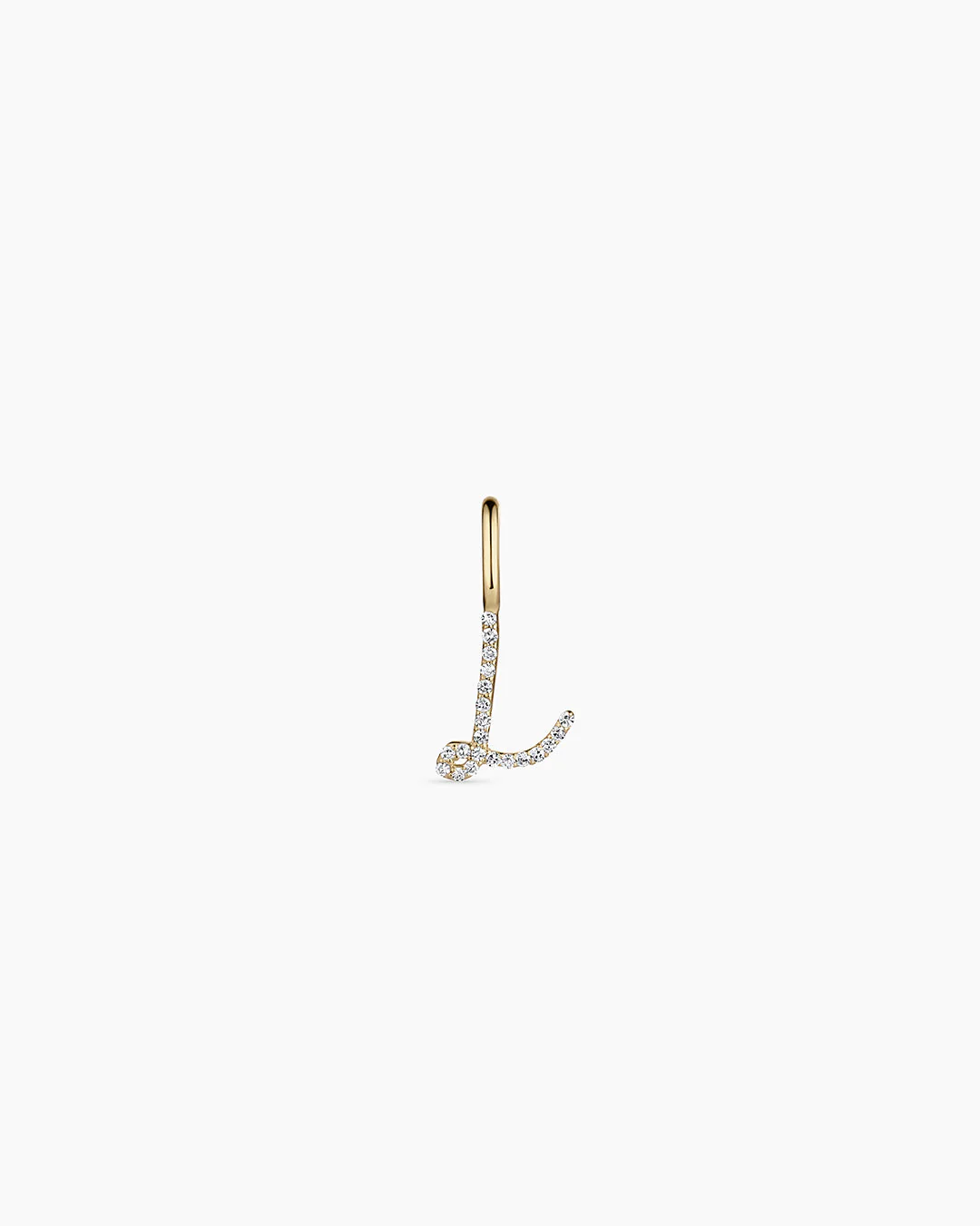 Diamond Script Alphabet Charm - Image 45