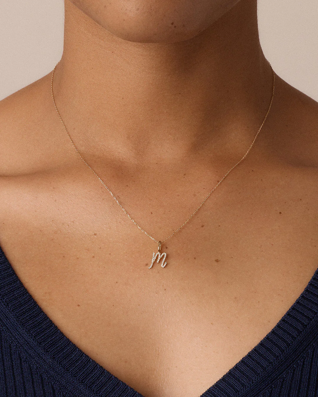 Diamond Script Alphabet Charm - Image 50