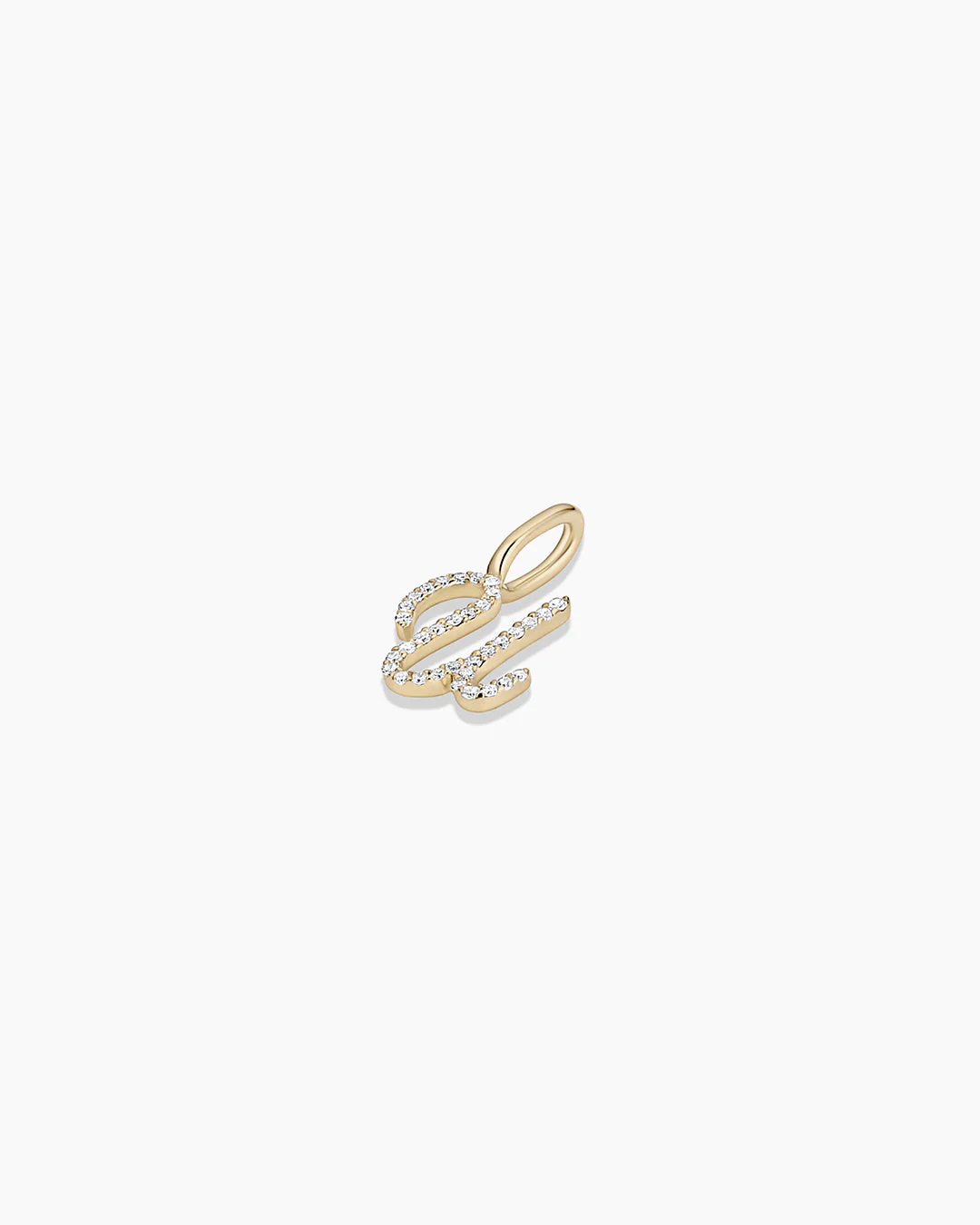 Diamond Script Alphabet Charm - Image 84