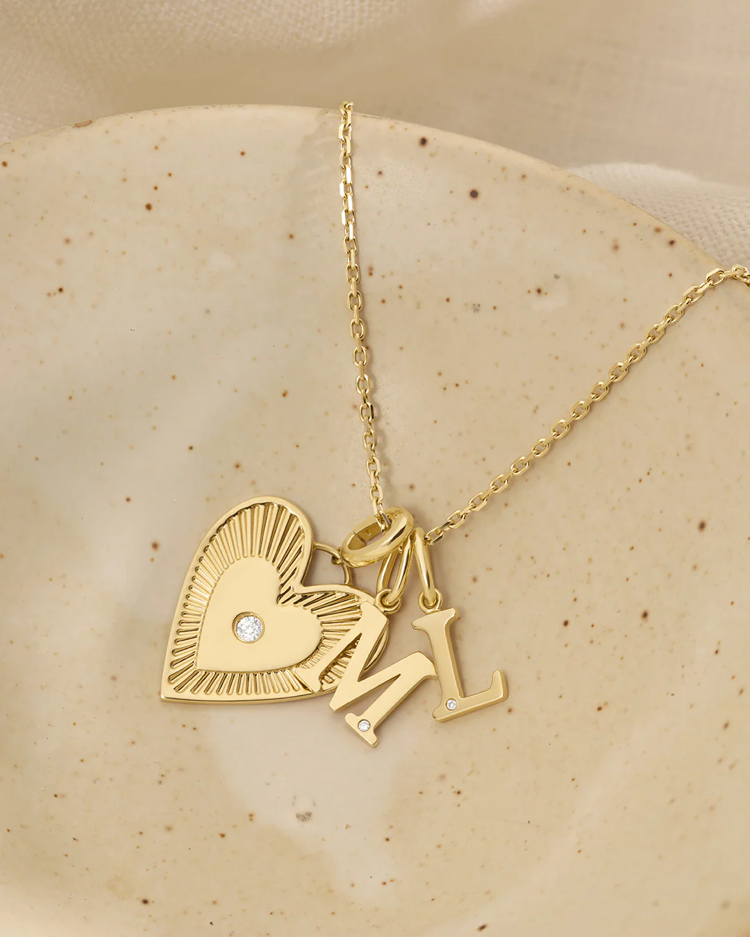 Diamond Vintage Alphabet Charm - Image 52