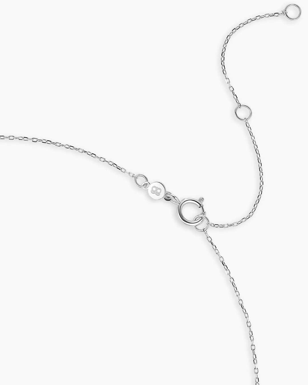 Diamond Vintage Alphabet Charm Necklace - Image 123