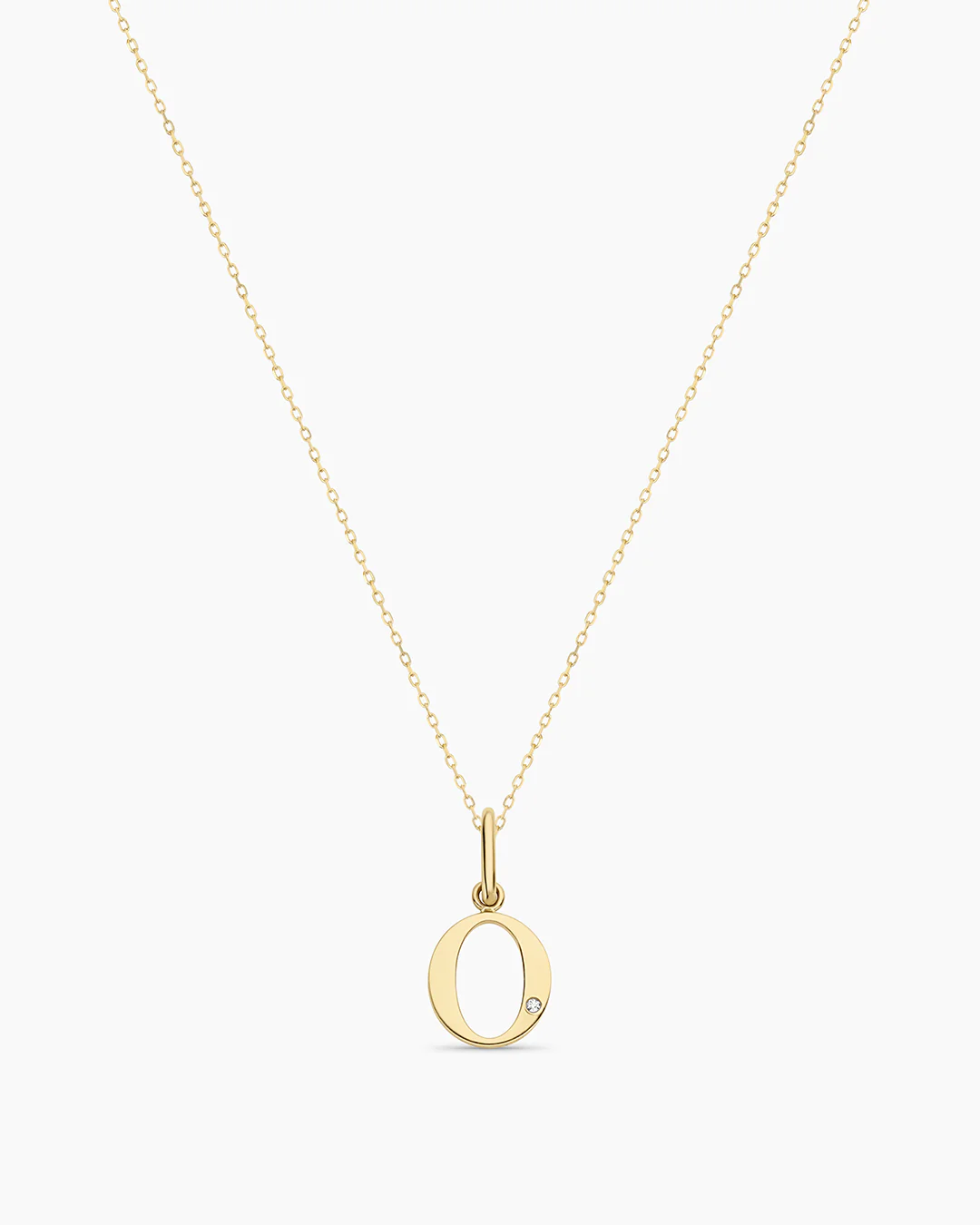 Diamond Vintage Alphabet Charm Necklace - Image 57