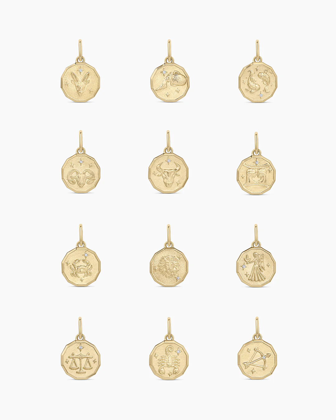 Diamond Zodiac Coin Charm - Image 49