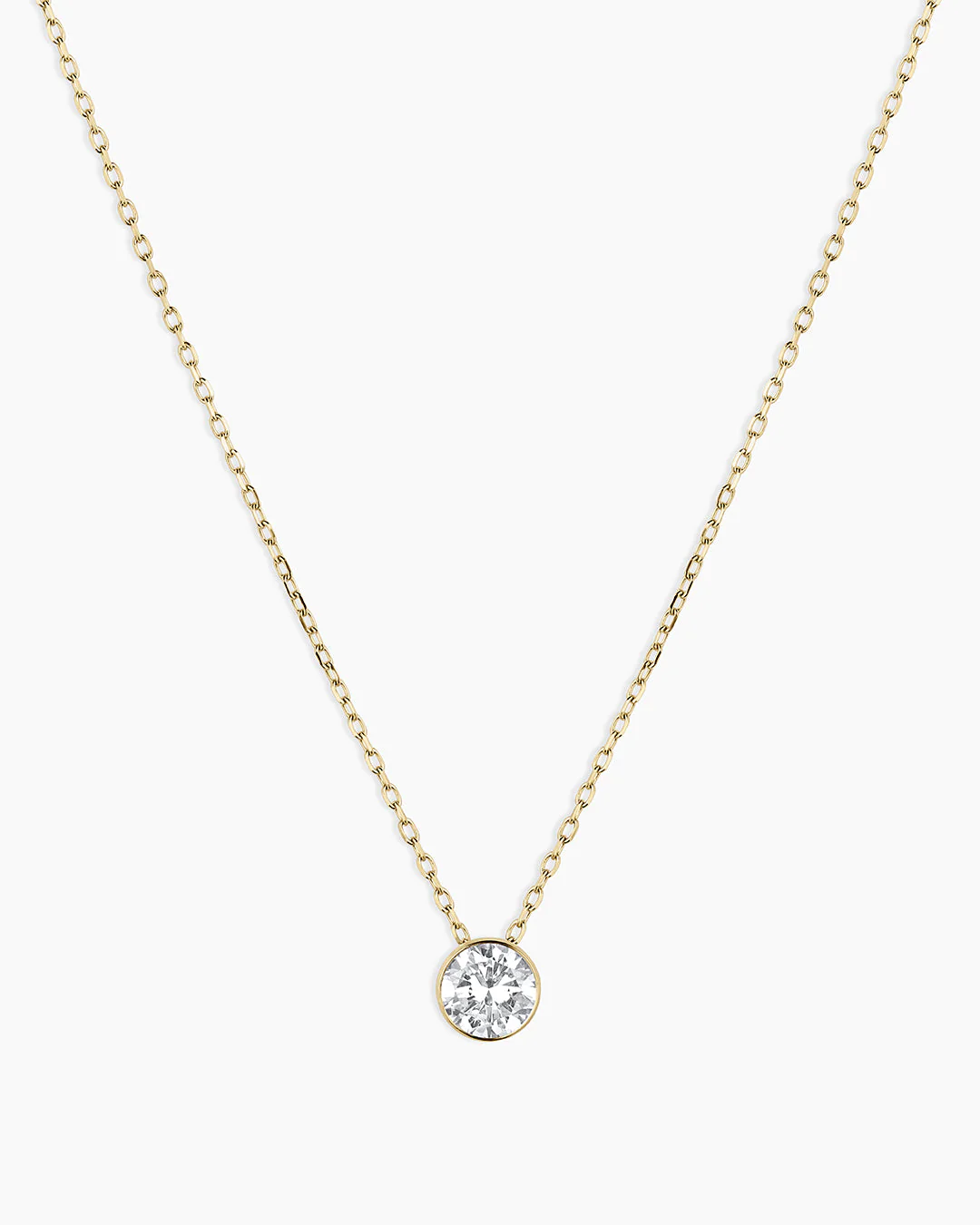 Lab Grown Diamond Halo Necklace