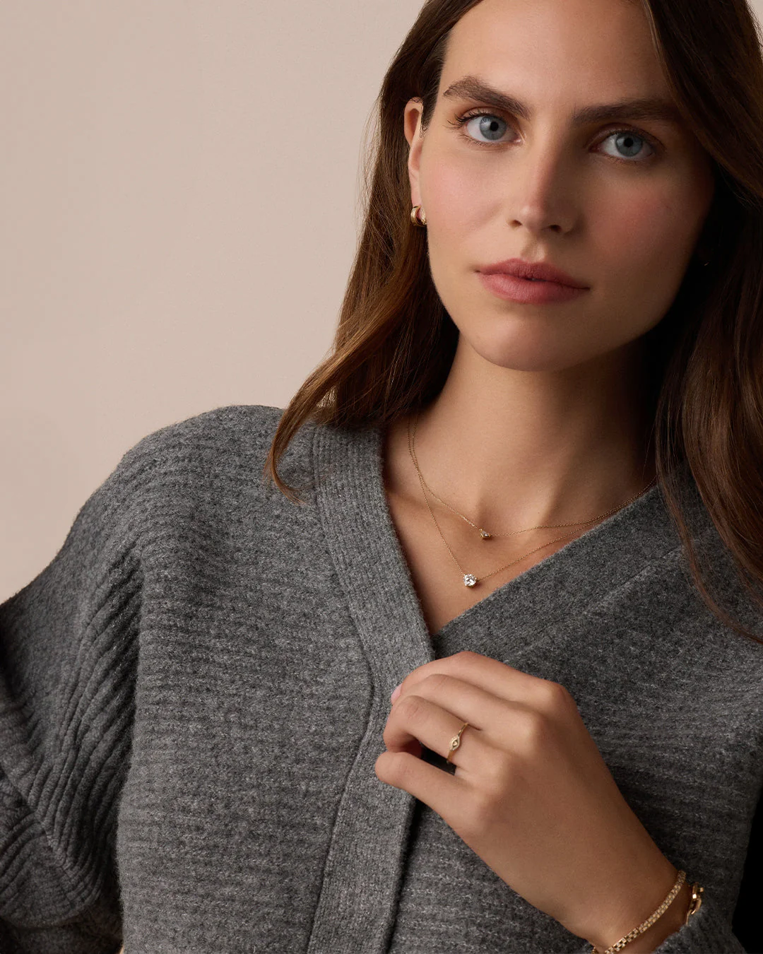 Lab Grown Diamond Solitaire Necklace - Image 3