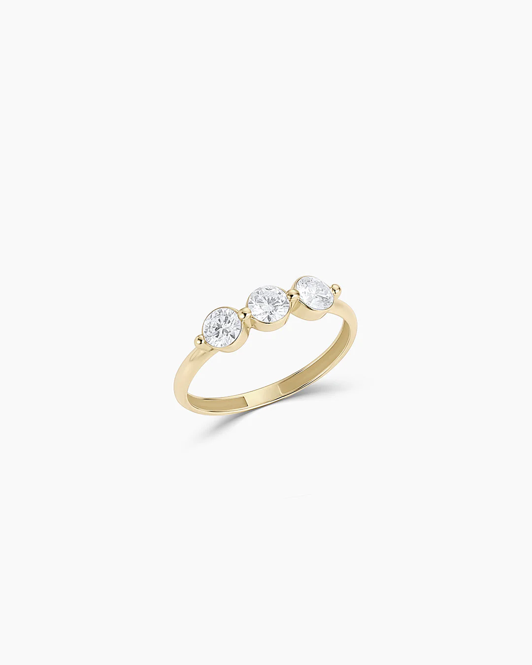Lab Grown Diamond Trio Ring - Image 4