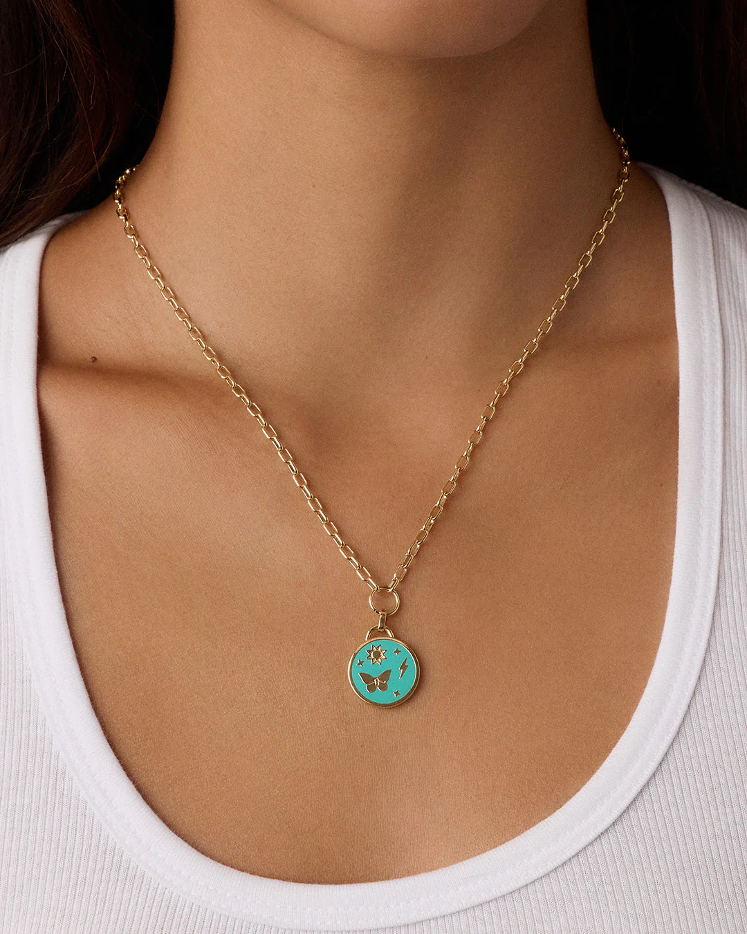 Lightning Strikes Coin Necklace - Image 2