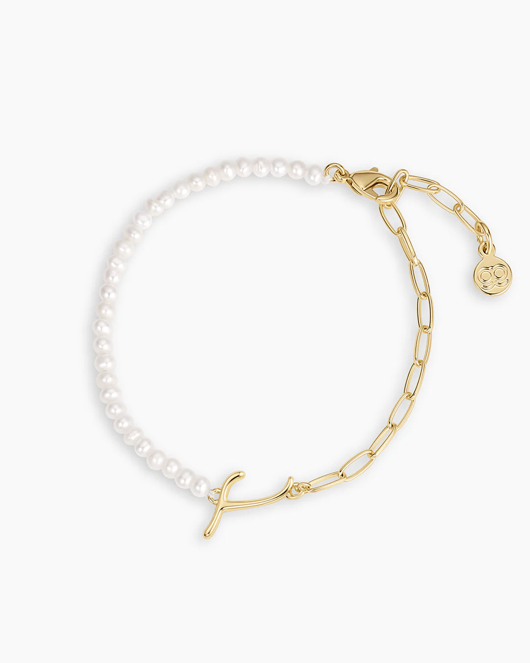 Lou Pearl Alphabet Bracelet - Image 79