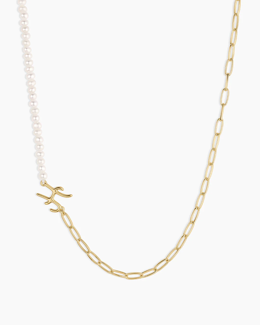 Lou Pearl Alphabet Necklace - Image 29