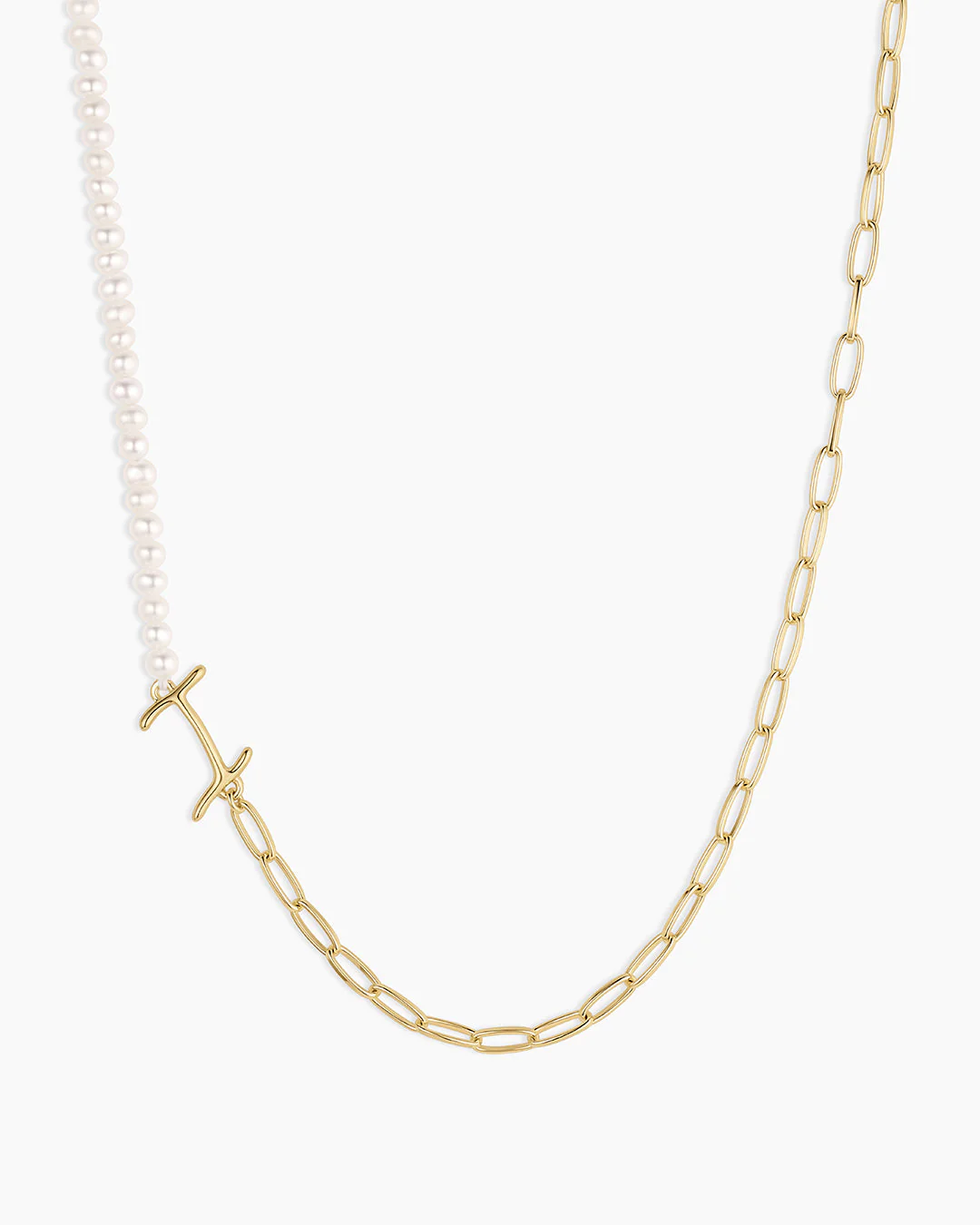 Lou Pearl Alphabet Necklace - Image 33